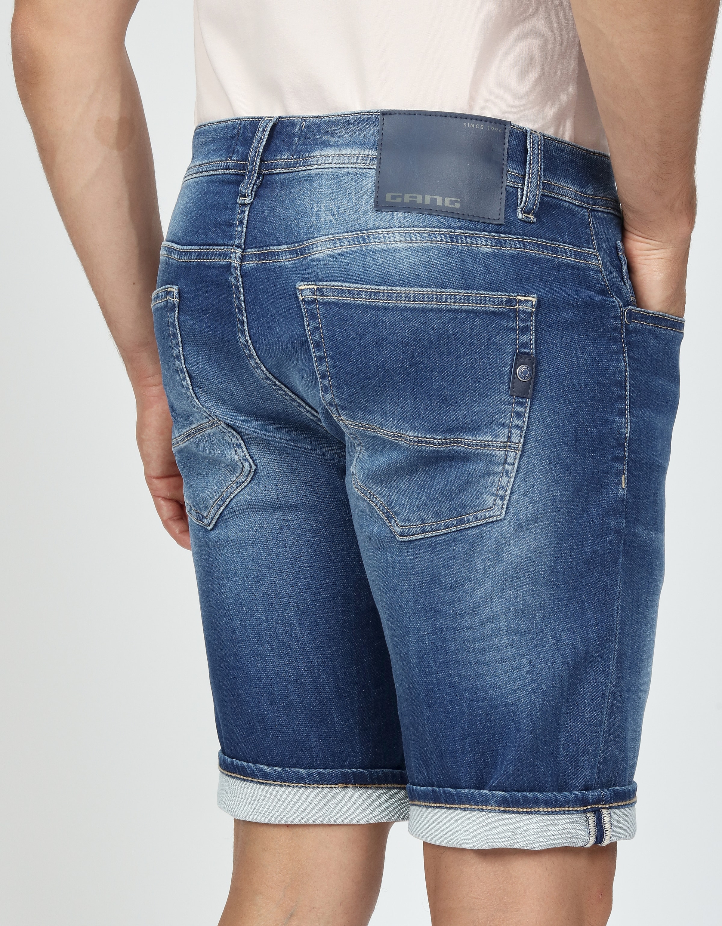 GANG Jeansshorts »94NICO«, mit Umschlagsaum