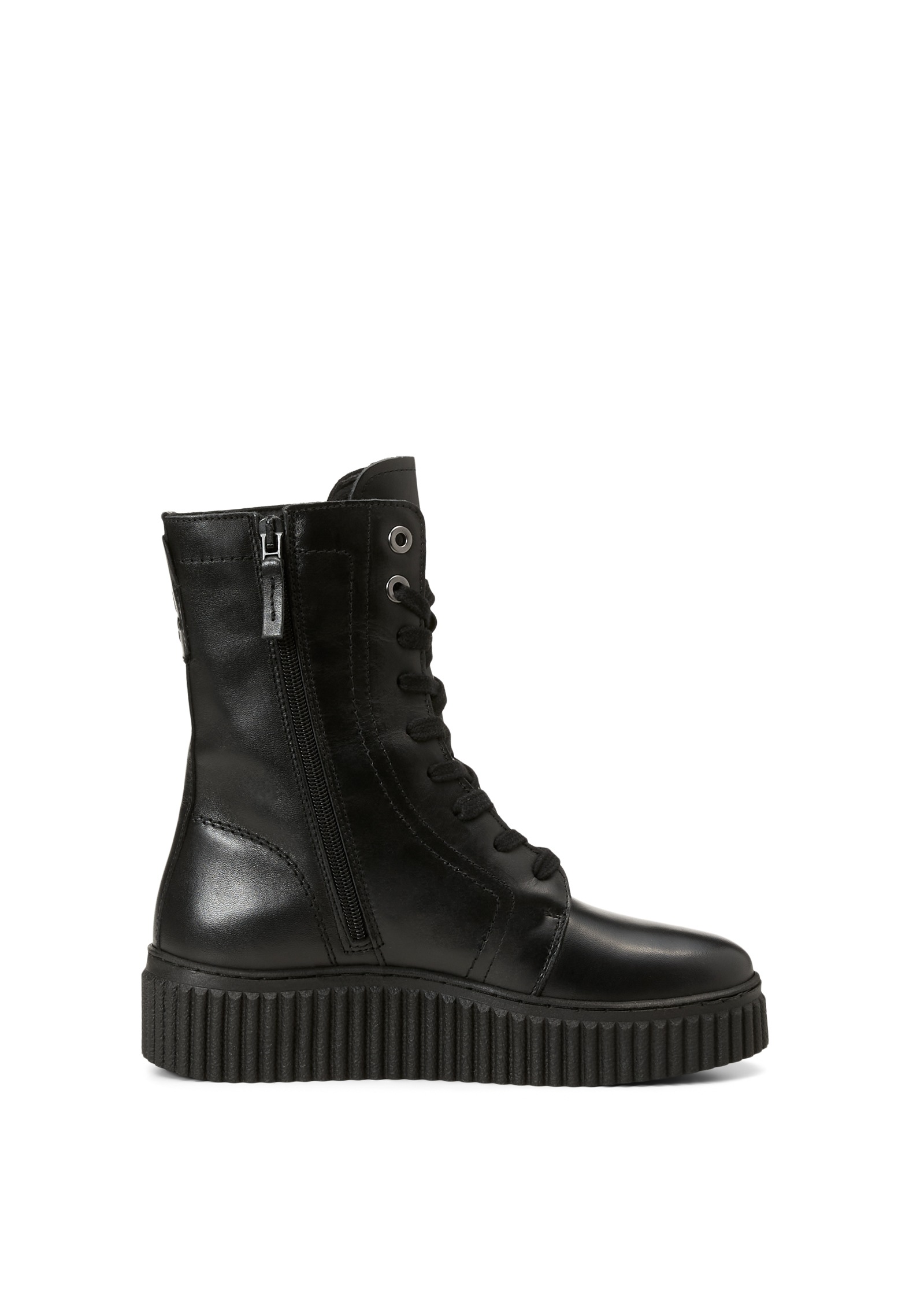 Marc O'Polo Schnürboots »Model Bianca 55«  Plateau, Schnürstiefelette, Casual-Boots mit Innenreißverschluss