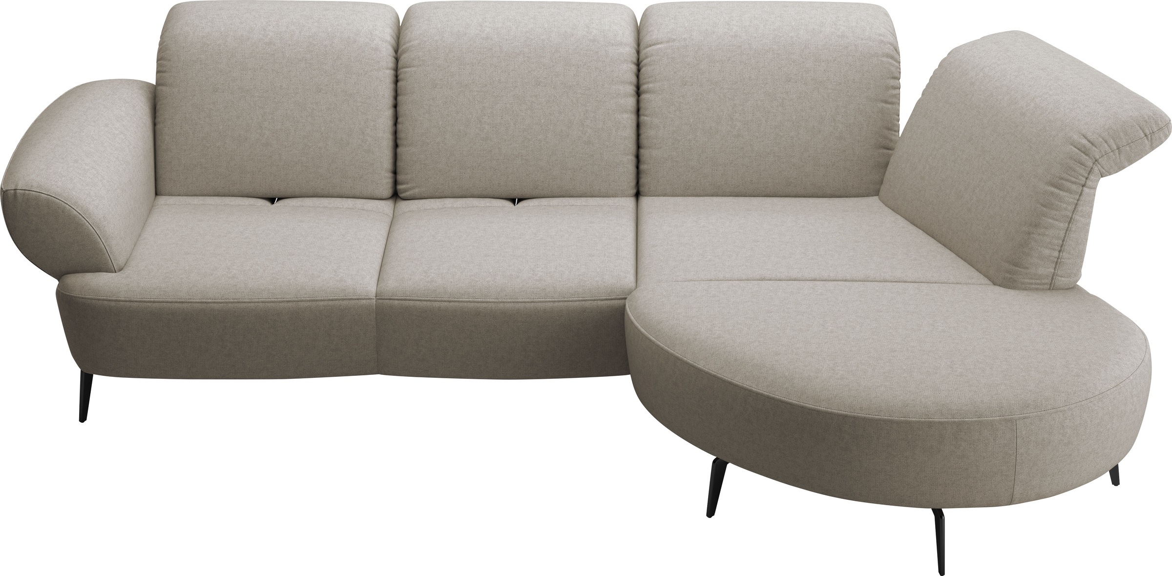 sit&more Ecksofa "Dance, L-Form, inkl. Sitztiefenverstellung", inkl. Click& günstig online kaufen