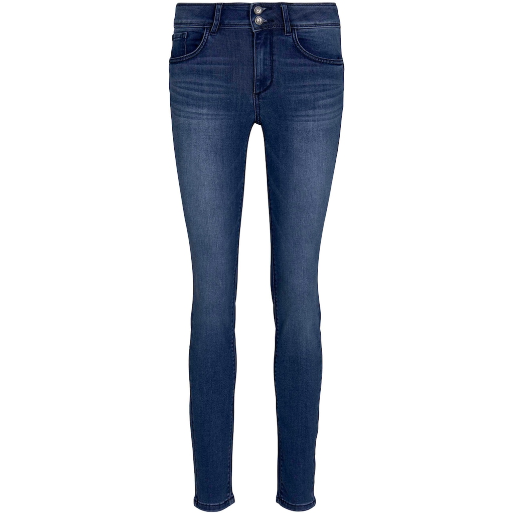 TOM TAILOR Skinny-fit-Jeans »Alexa Skinny«, mit Doppelknopf-Verschluss