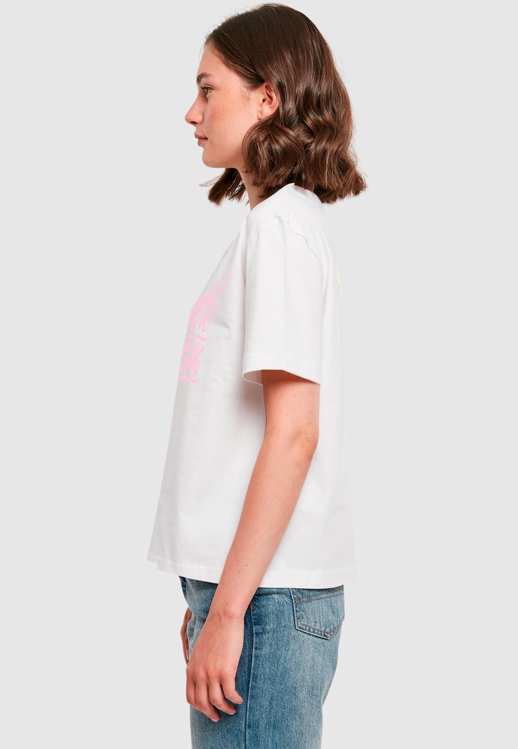 Miss Tee T-Shirt »Miss Tee Girl Gang Wording Tee«, (1 tlg.)
