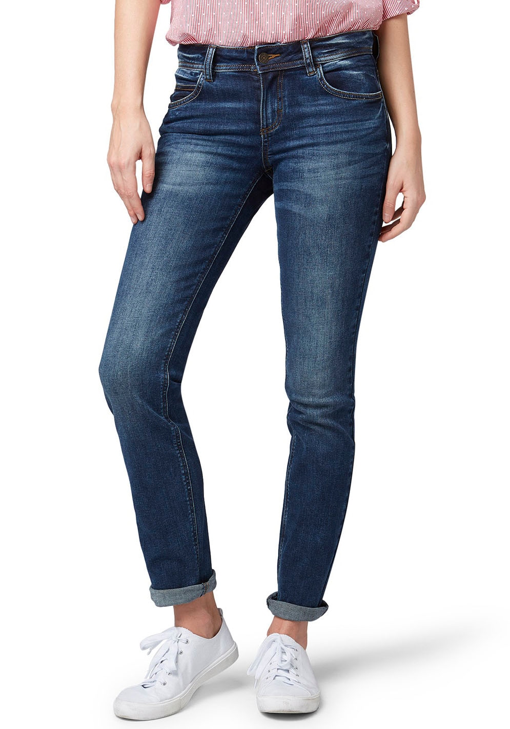 TOM TAILOR Straight-Jeans "Alexa Straight", in 5-Pocket-Form