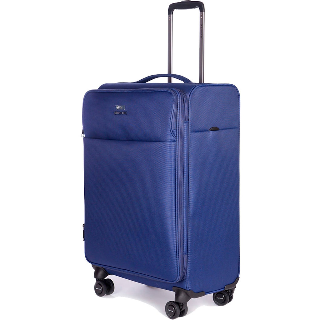 Stratic Weichgepäck-Trolley »Stratic Light + M, dark blue«, 4 Rollen