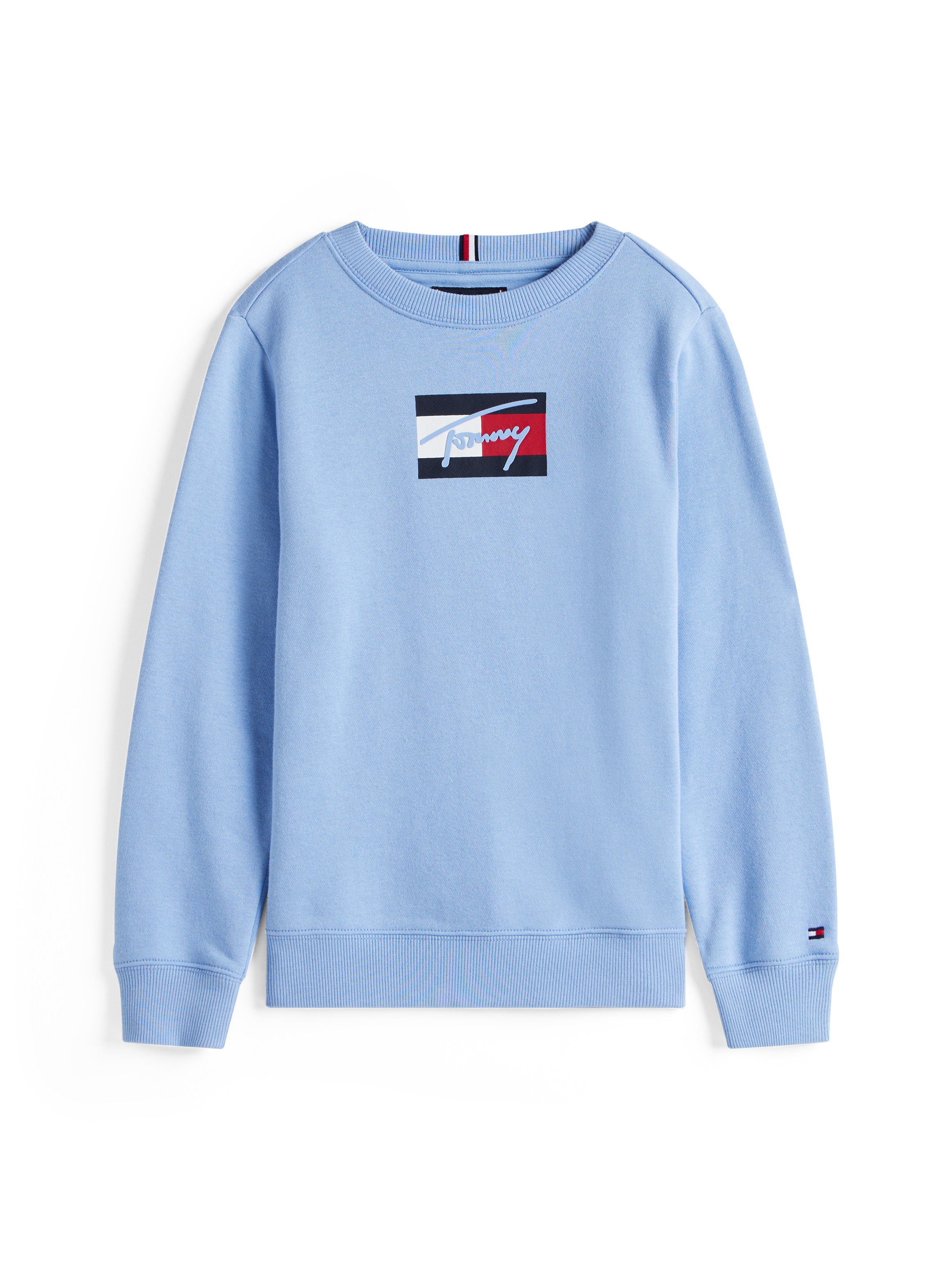 Tommy Hilfiger Sweatshirt »TOMMY SCRIPT FLAG SWEATSHIRT«, für Kinder bis 16 Jahre, Flag-Logo-Druck