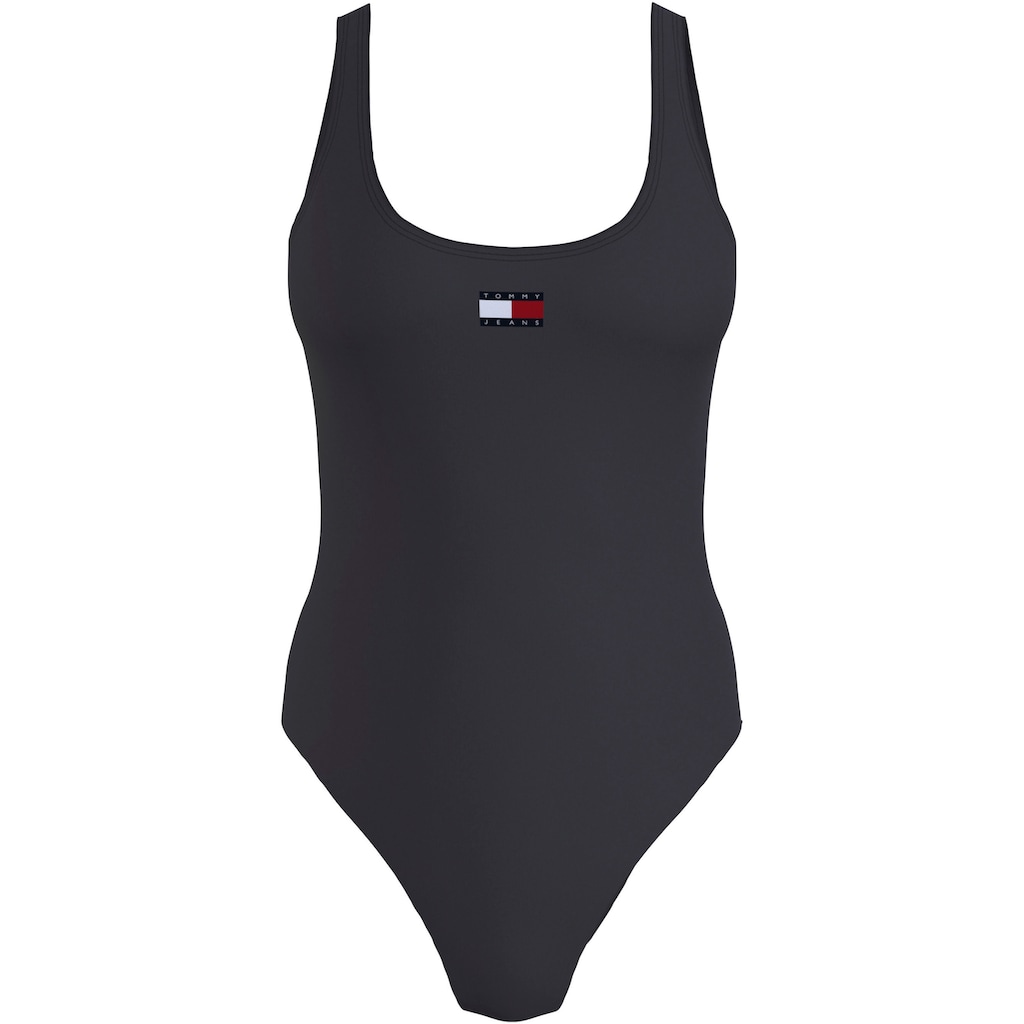 Tommy Hilfiger Swimwear Badeanzug »ONE PIECE (EXT SIZES)«, mit Brandlabel an der Brust