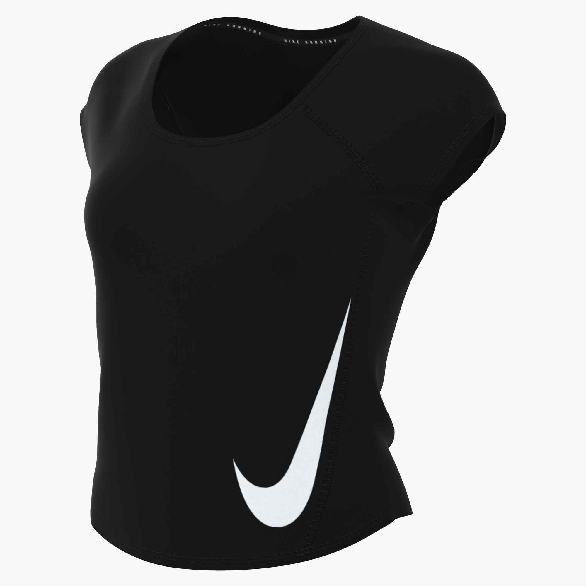 Nike Lauftop »W NK TEMPO SWOOSH RUN DF SS« sportlicher Stil, Rundhalsausschnitt, schmale Passform