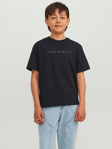 Jack & Jones Junior JJESTAR Boys T-Shirt Black 128 2