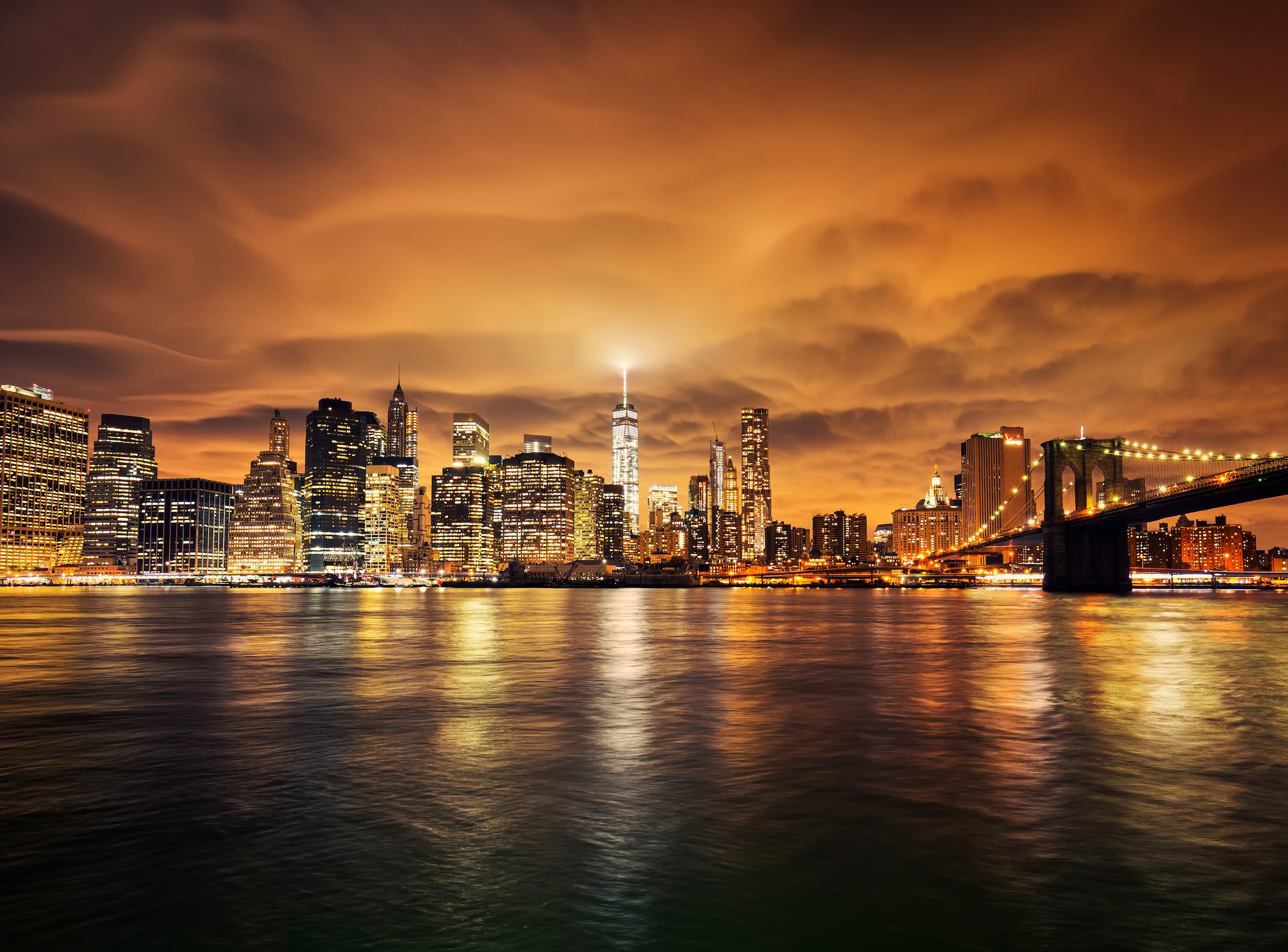 Papermoon Fototapete "Manhattan at Sunset" glatt