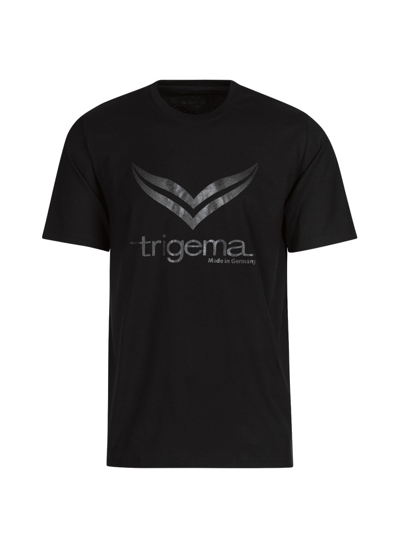 Trigema T-Shirt »TRIGEMA T-Shirt mit TRIGEMA-Logo«, (1 tlg.)