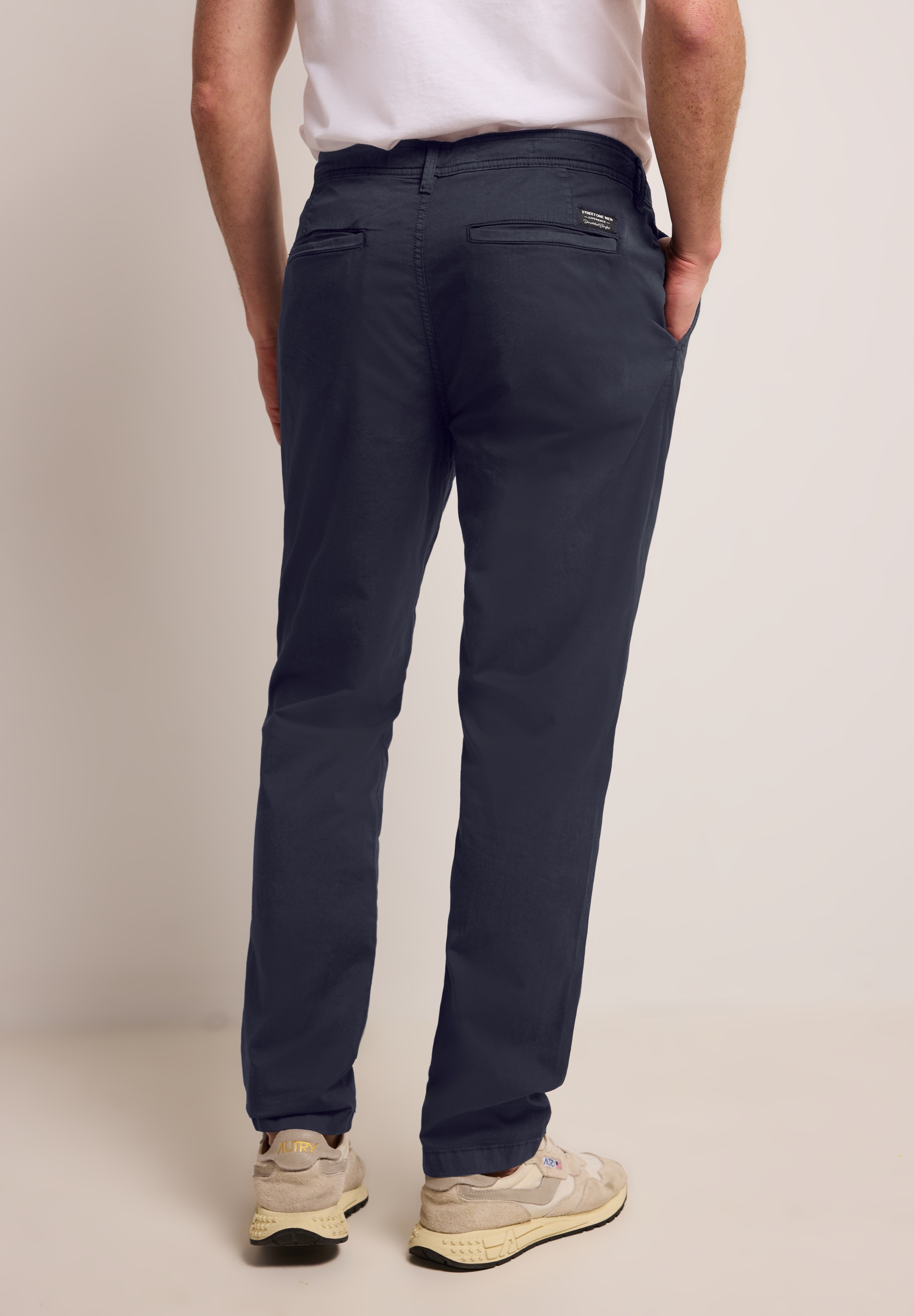 STREET ONE MEN Chinohose aus Baumwolle mit Stretchanteil günstig online kaufen