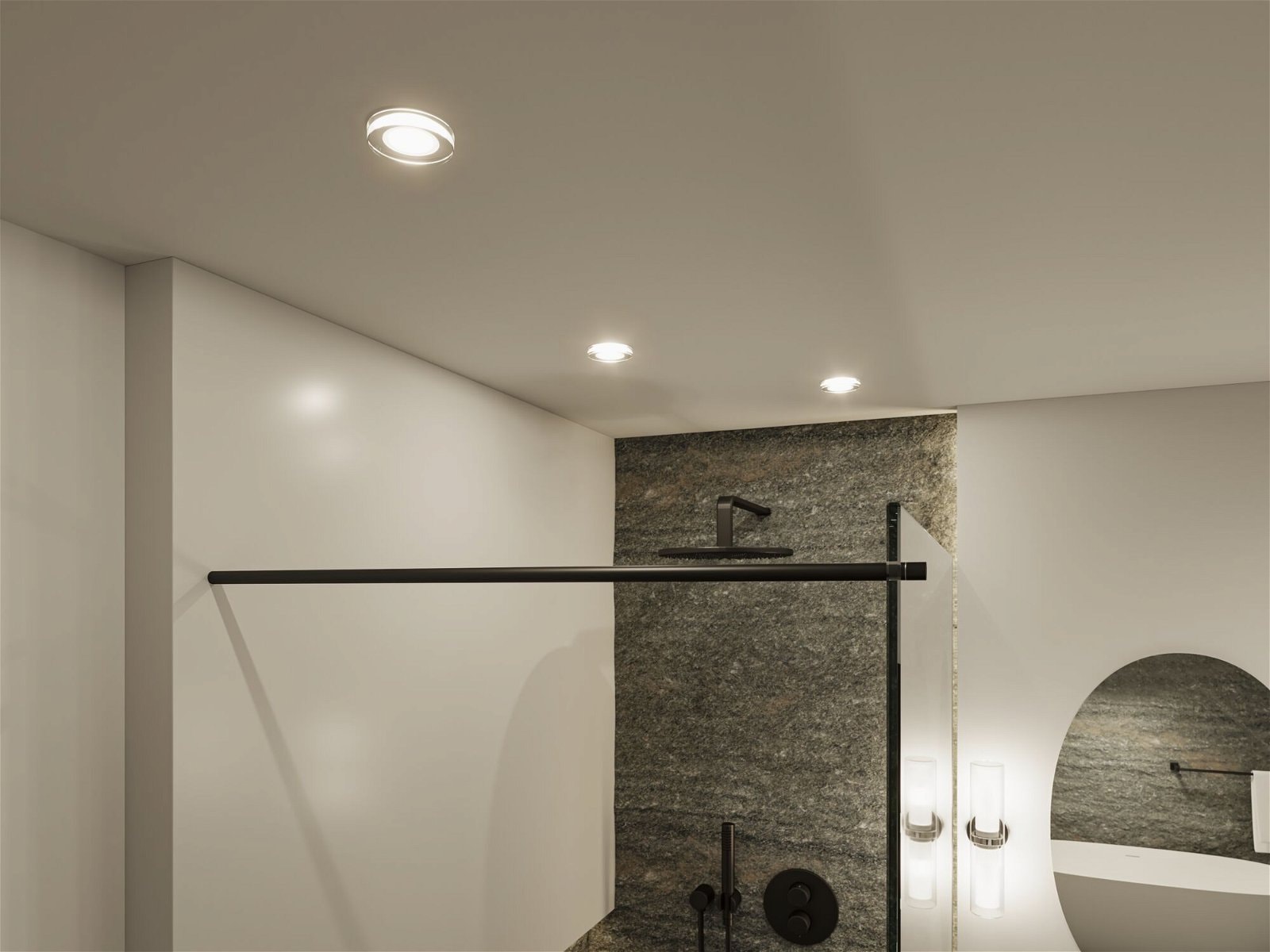 Paulmann Wandleuchte »Selection Bathroom 2 IP44 BAUR | max. flammig-flammig, Chrom E14 2x20W 230V Glas/Metall«, Luena