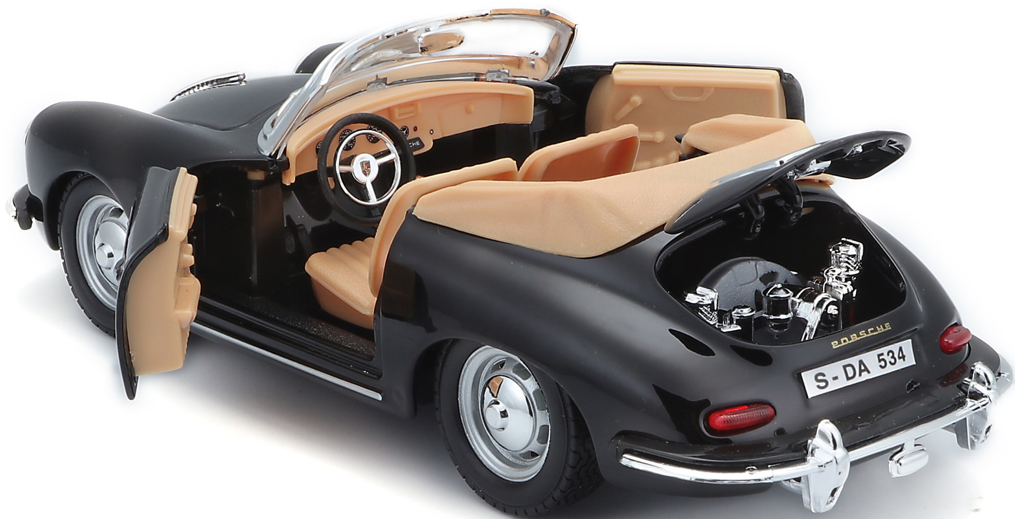 Bburago Sammlerauto »Porsche 356B Cabrio (1961)«, 1:24