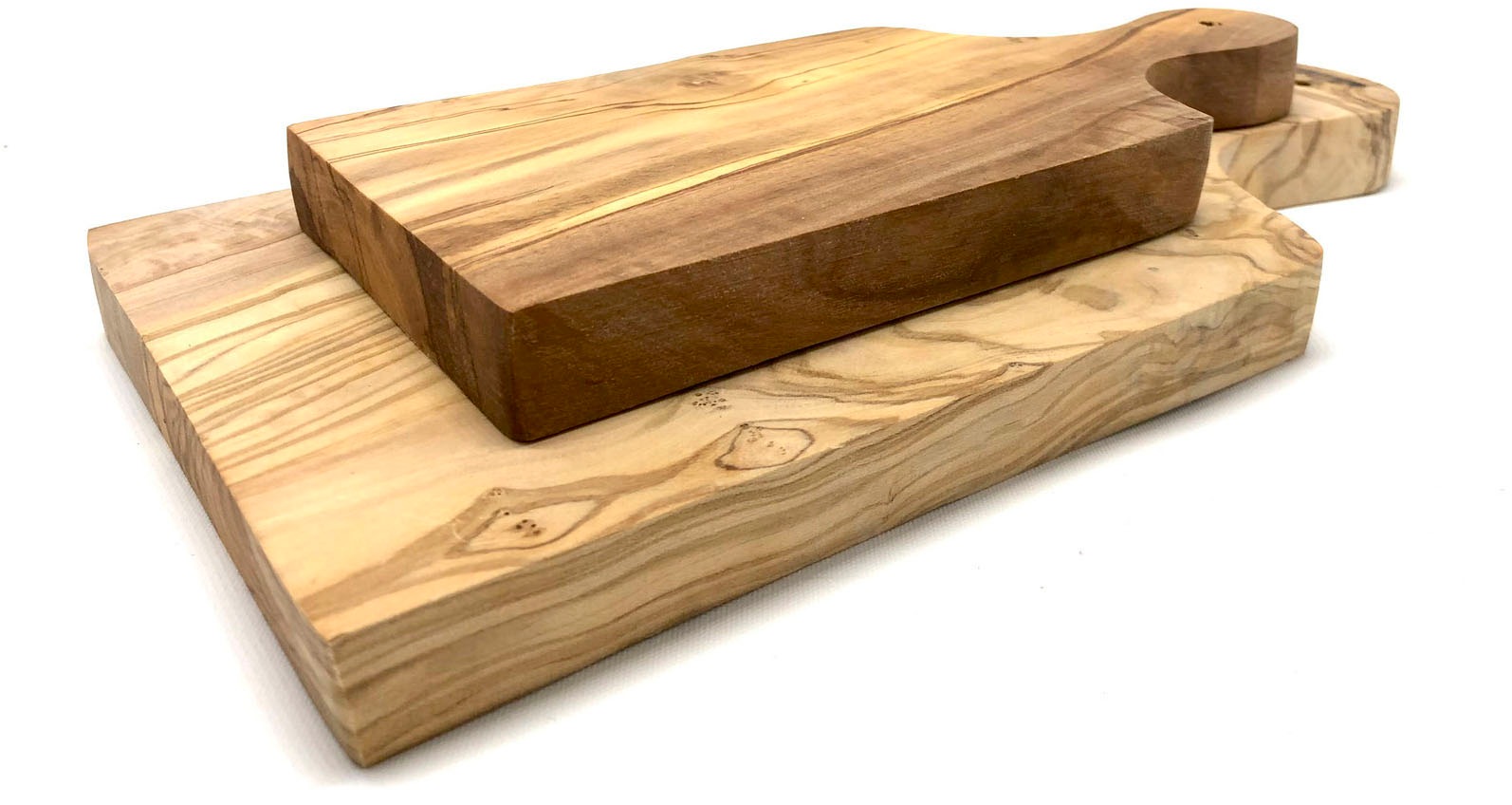 Olivenholz-erleben Schneidebrett "mit Griff aus hochwertigem naturbelassene günstig online kaufen