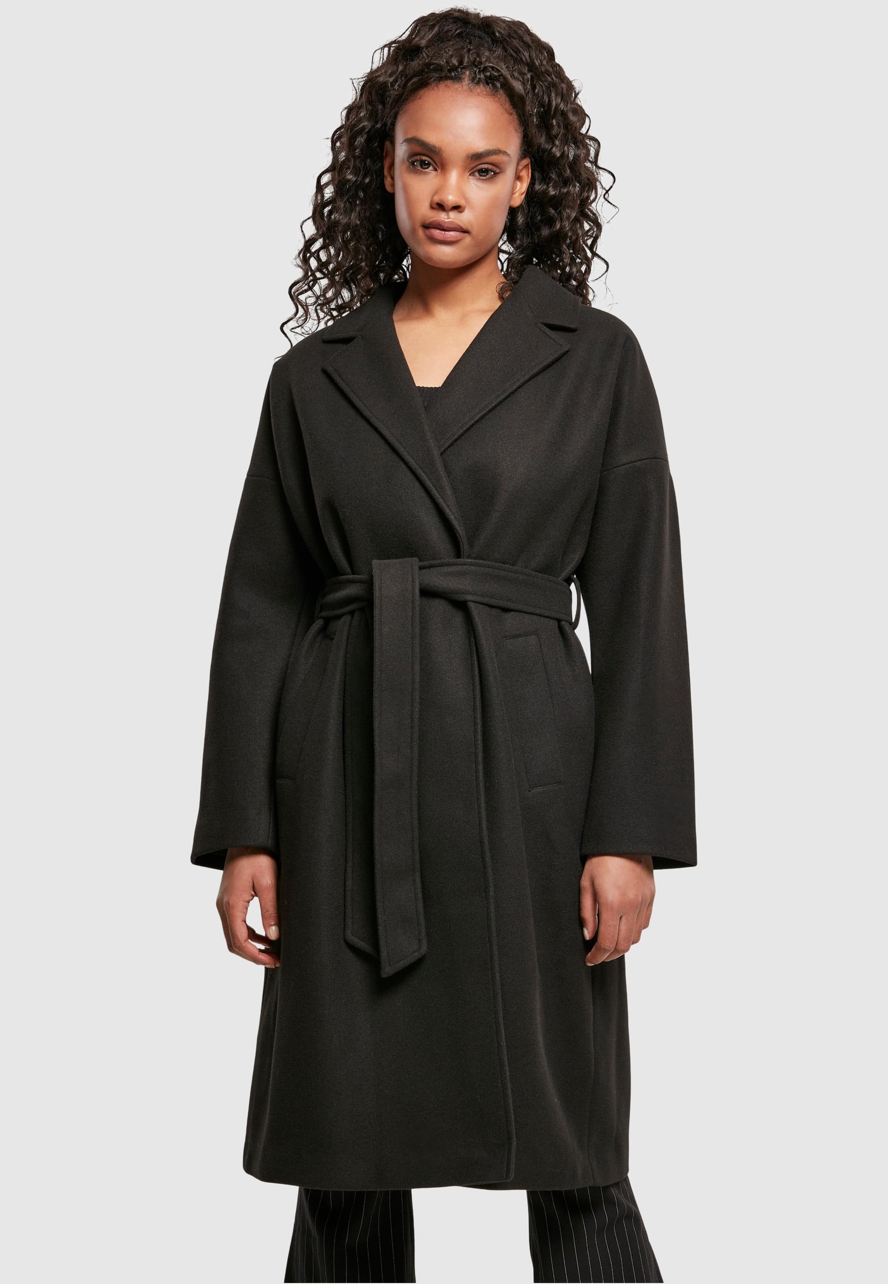 URBAN CLASSICS Parka »Urban Classics Damen Ladies Oversized Classic Coat«, (1 St.), ohne Kapuze