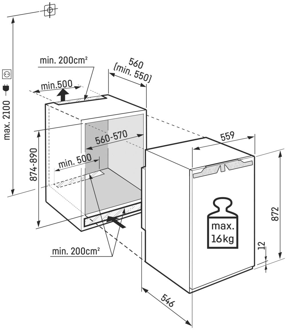 Liebherr Einbaukühlschrank »IRc 3951_994875551«
