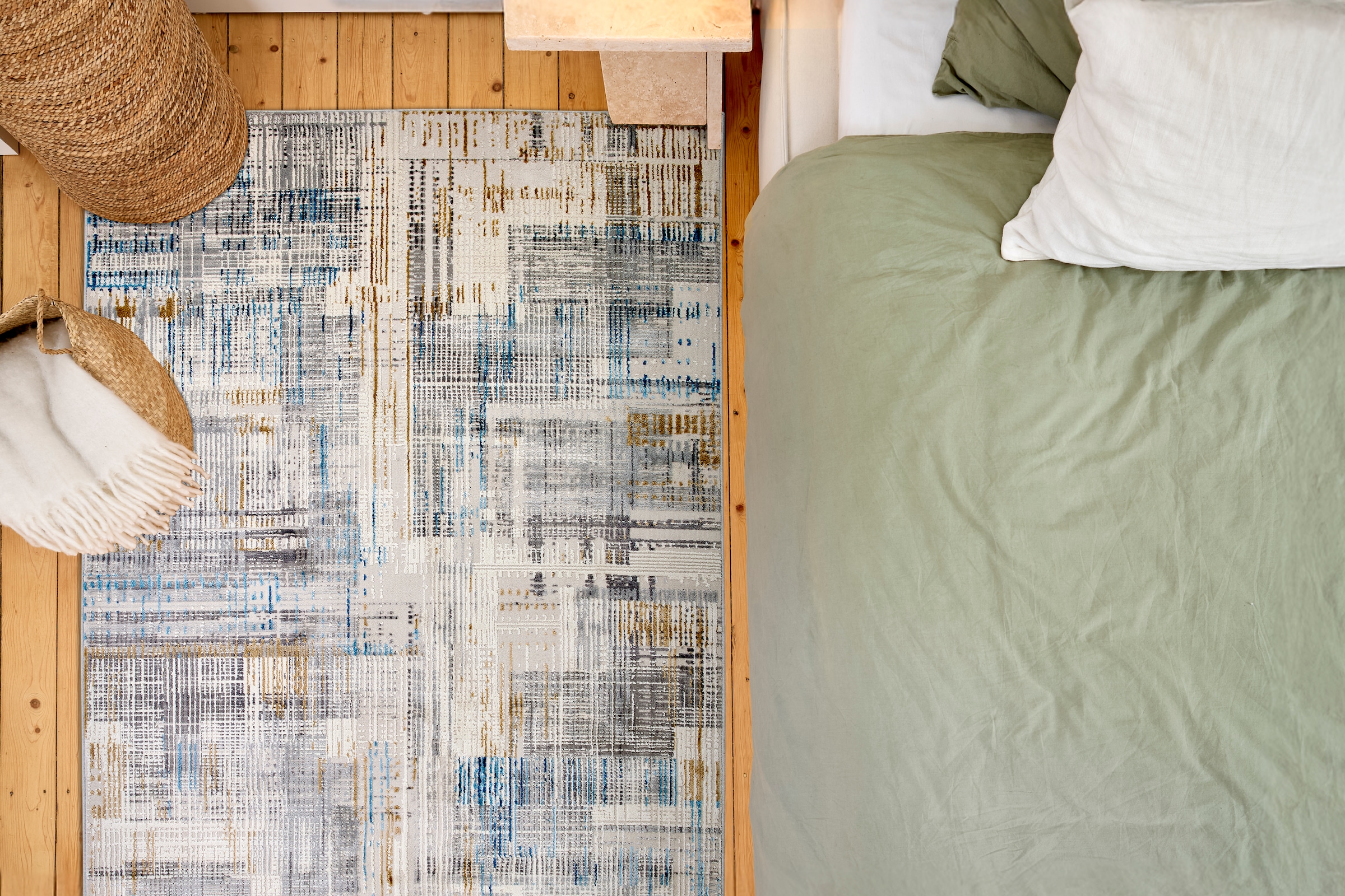 ASTRA Teppich »Jules 251«, rechteckig, 8 mm Höhe, Vintage, Hoch Tief, Kurzflor, Wohnzimmer, Schlafzimmer
