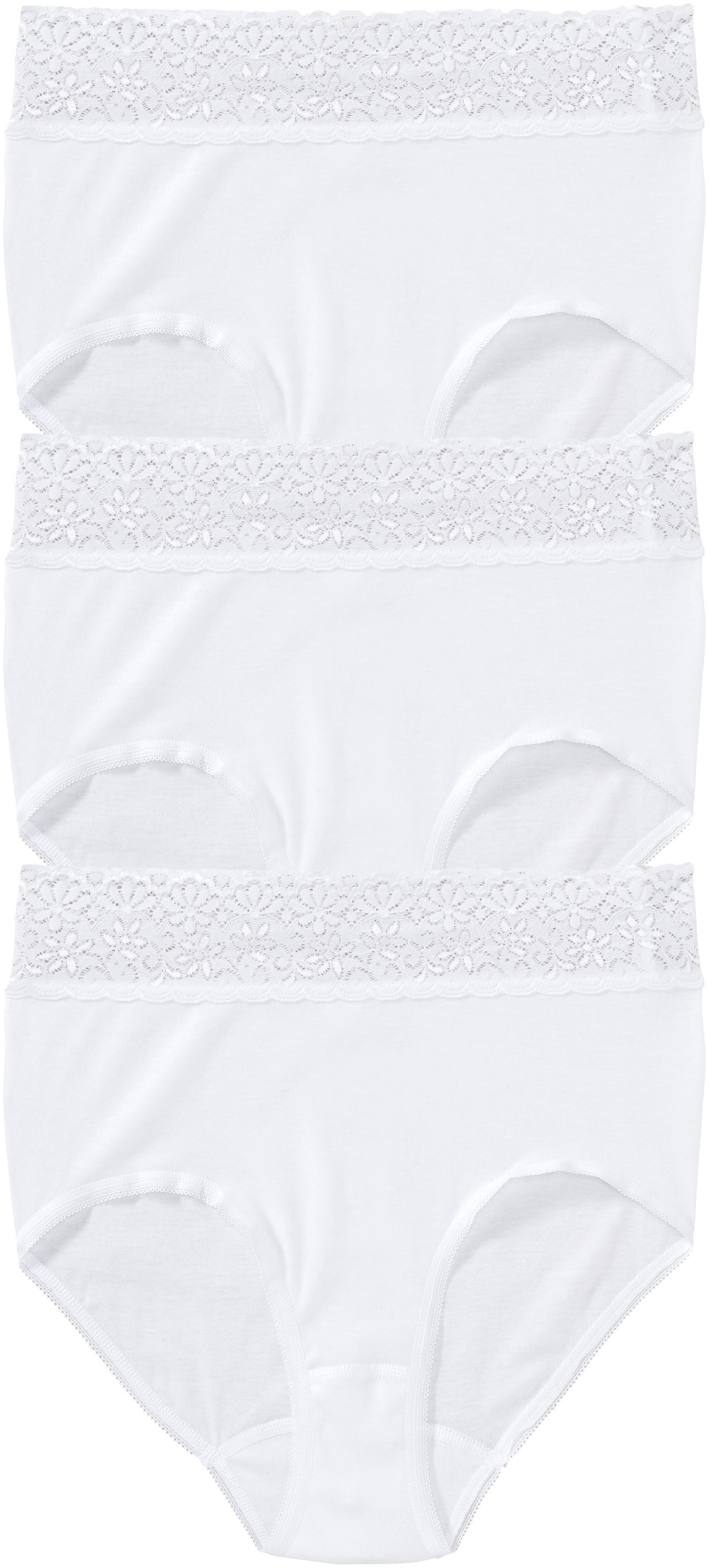 Speidel Taillenslip "Natalie" bequem, dekorativ, weich, elastisch, mit Spitze, Baumwolle