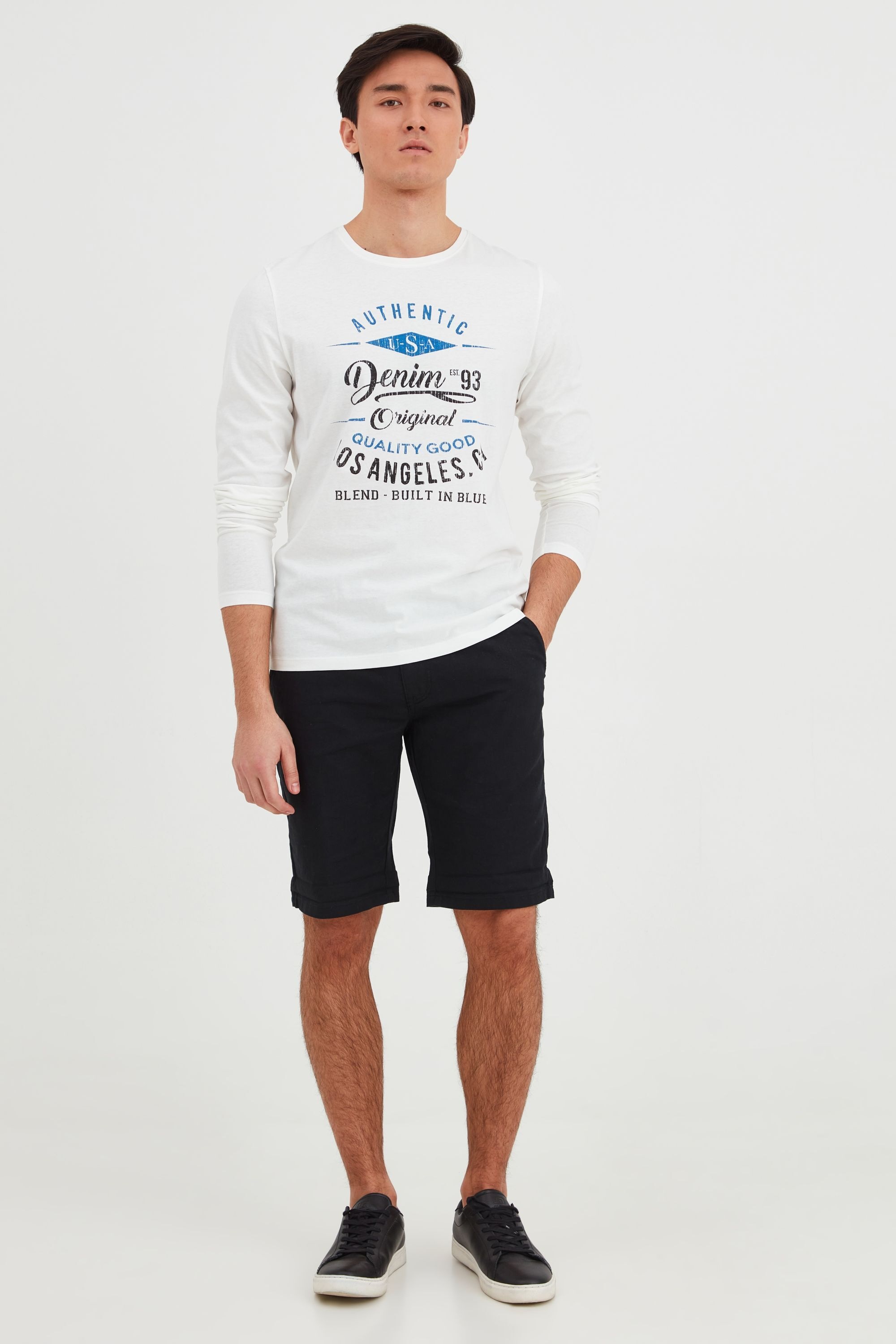 Blend Shorts "BHLenno" Leinen-Shorts mit Kordeln günstig online kaufen