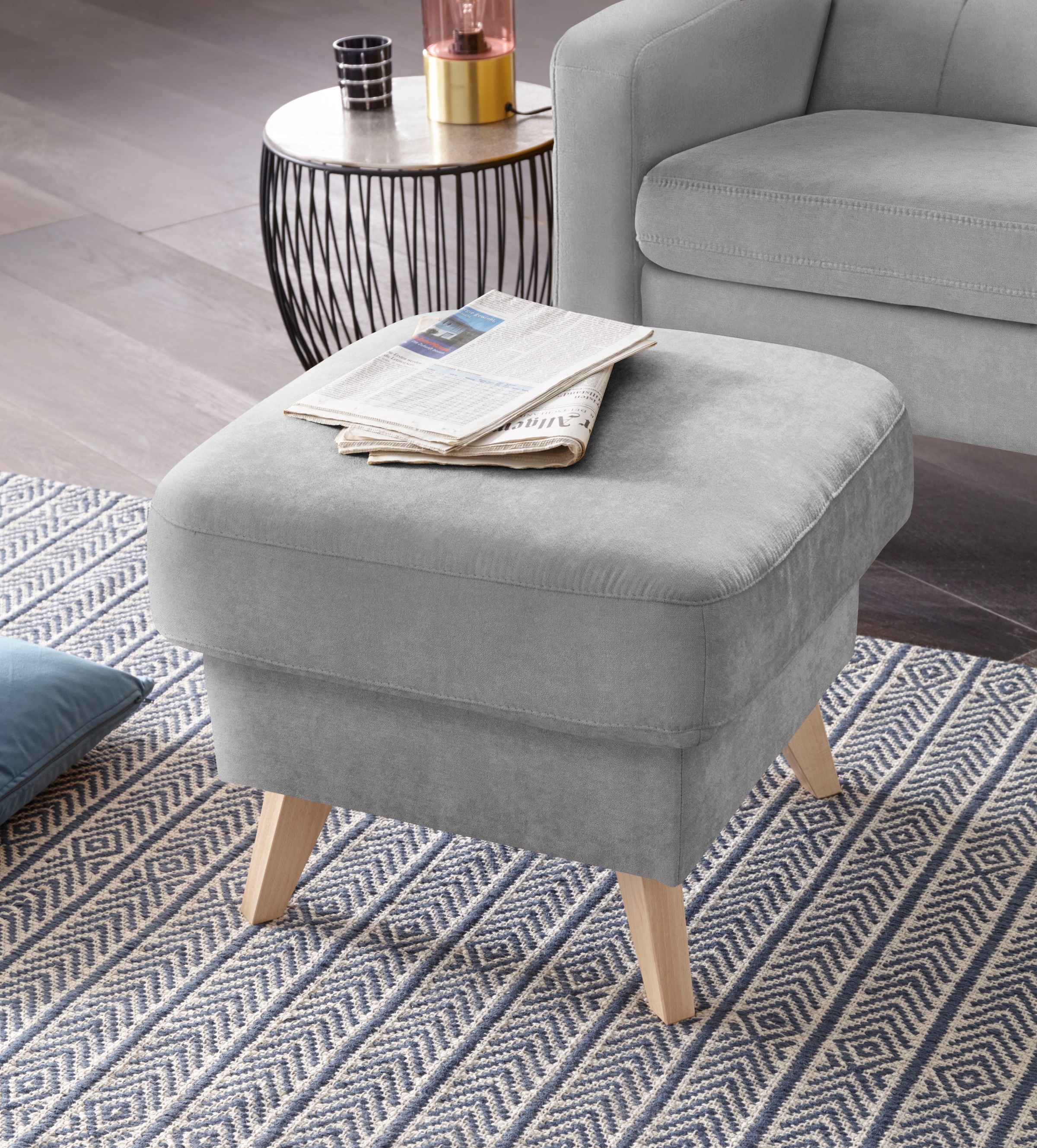exxpo - sofa fashion Hocker »Nappa«