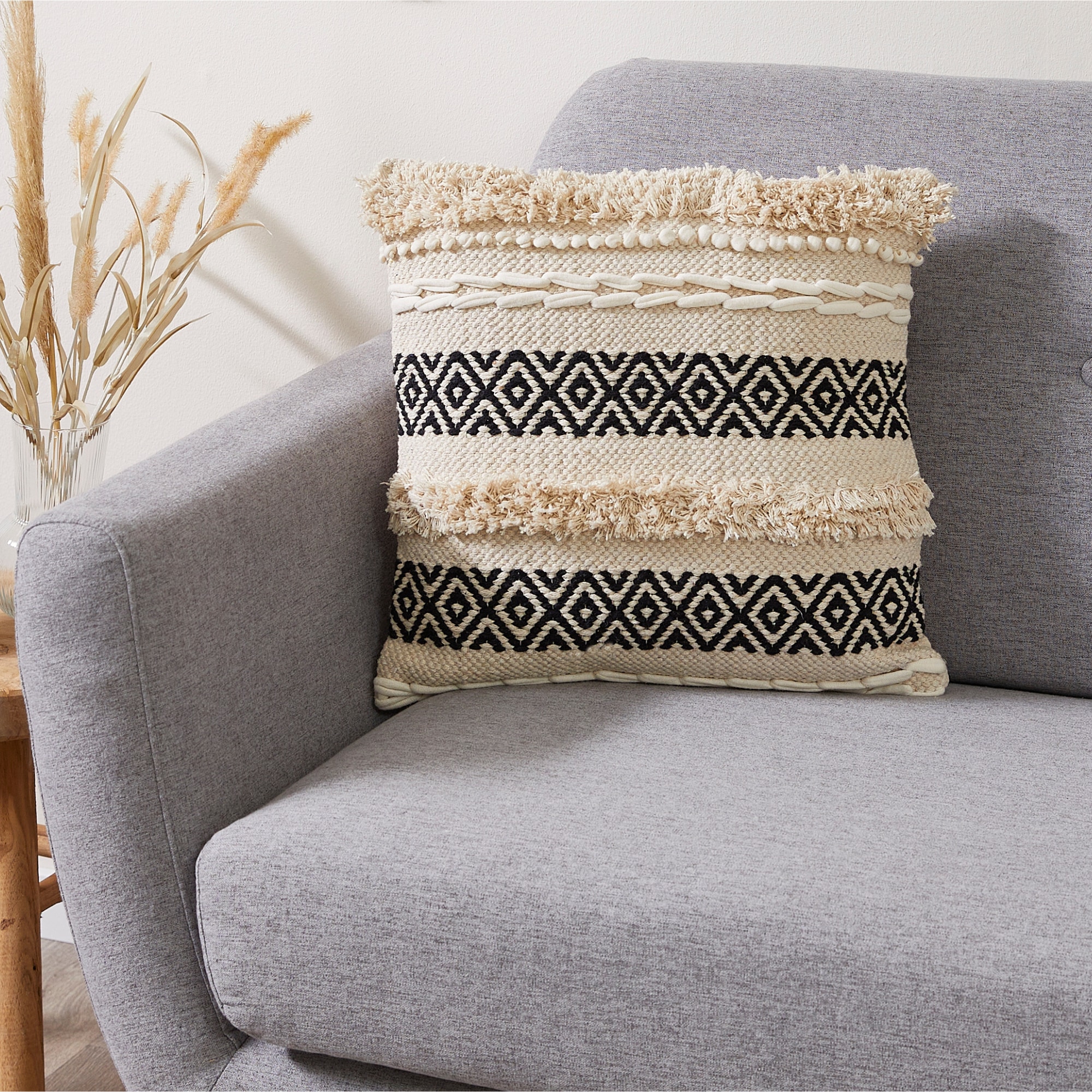 Andiamo Dekokissen "Livia" Ethnomuster, gestreift, Kissenhülle mit Füllung, günstig online kaufen