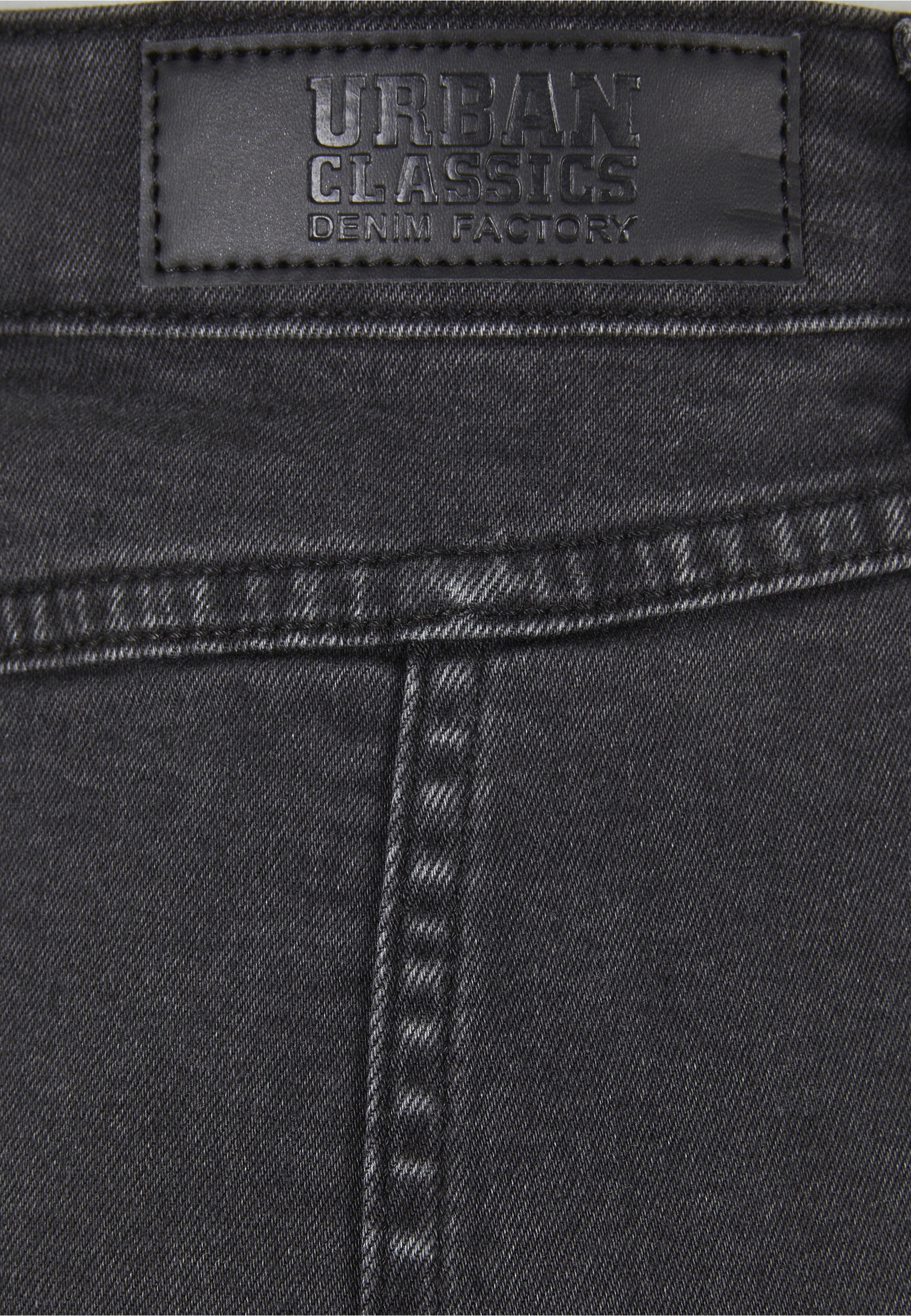 URBAN CLASSICS Sommerrock »Urban Classics Damen Ladies Organic Stretch Button Denim Skirt« 1 Stk.