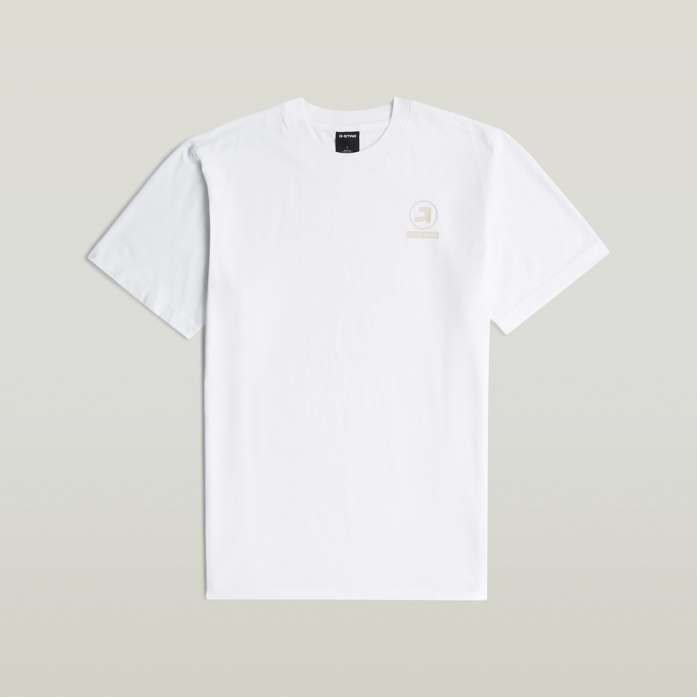 G-STAR T-Shirt »Logo r tee« in Baumwollqualität, Regular Fit