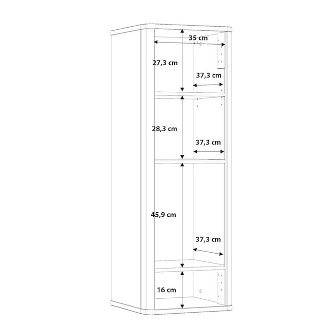 cm BAUR | Höhe kaufen 116 ca. Hängevitrine, FORTE