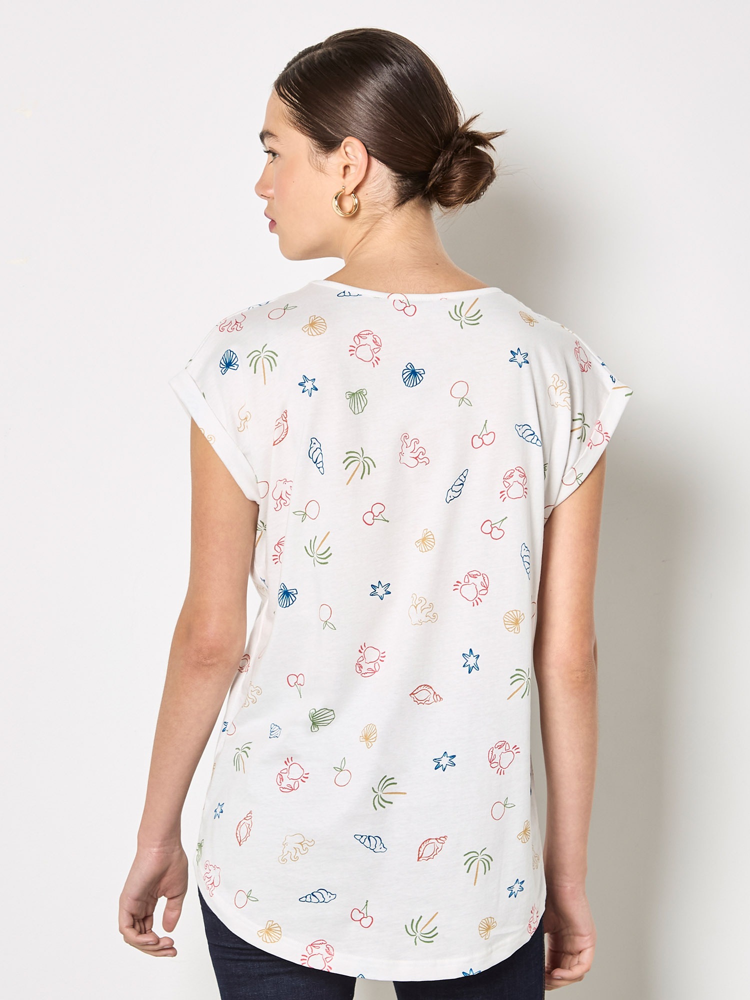 Apricot Shirttop »Top« Druck
