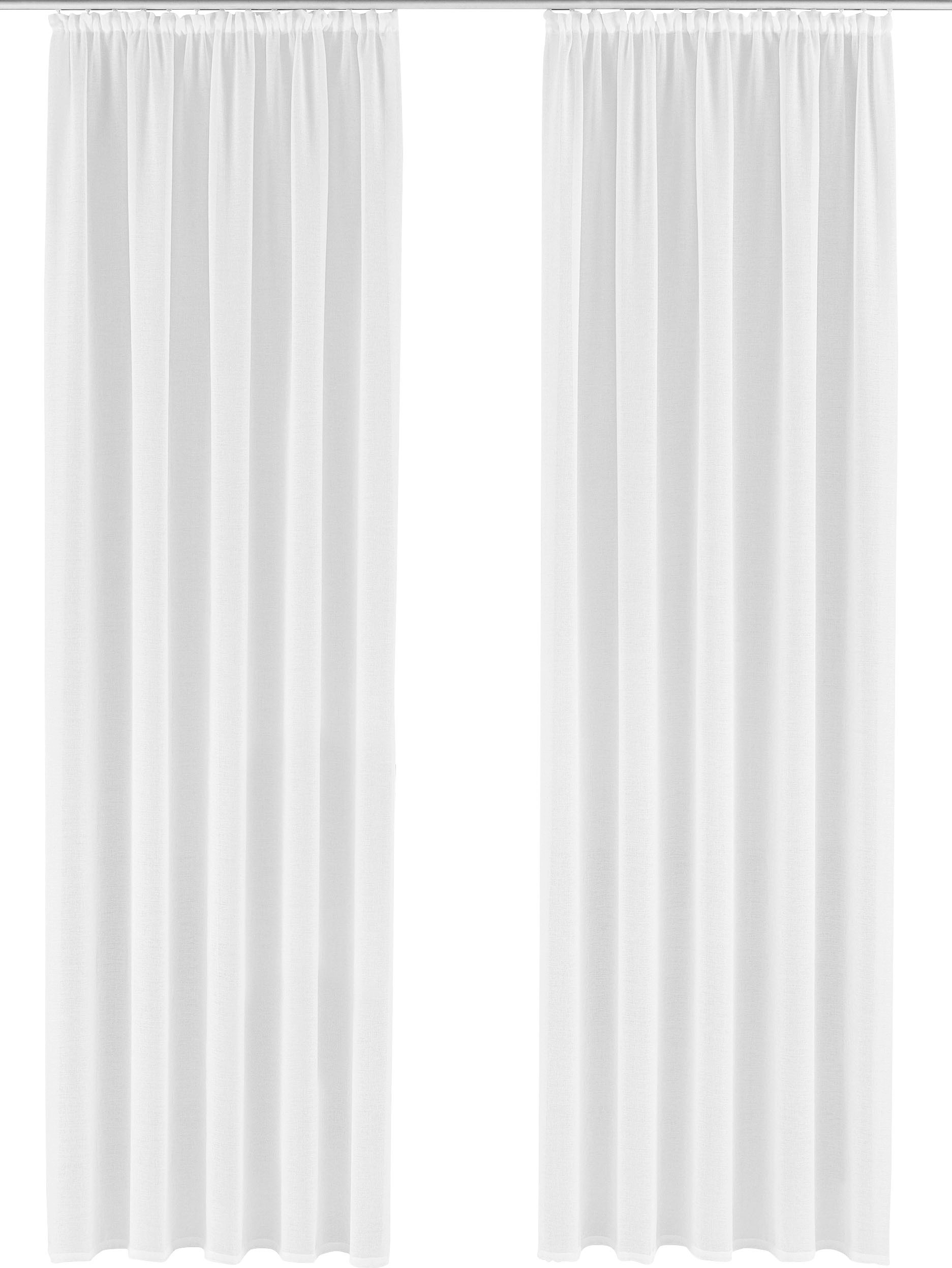 OTTO home Gardine "TENDER" Kräuselband 1 Stk. tlg. Leinen Optik mit Struktu günstig online kaufen