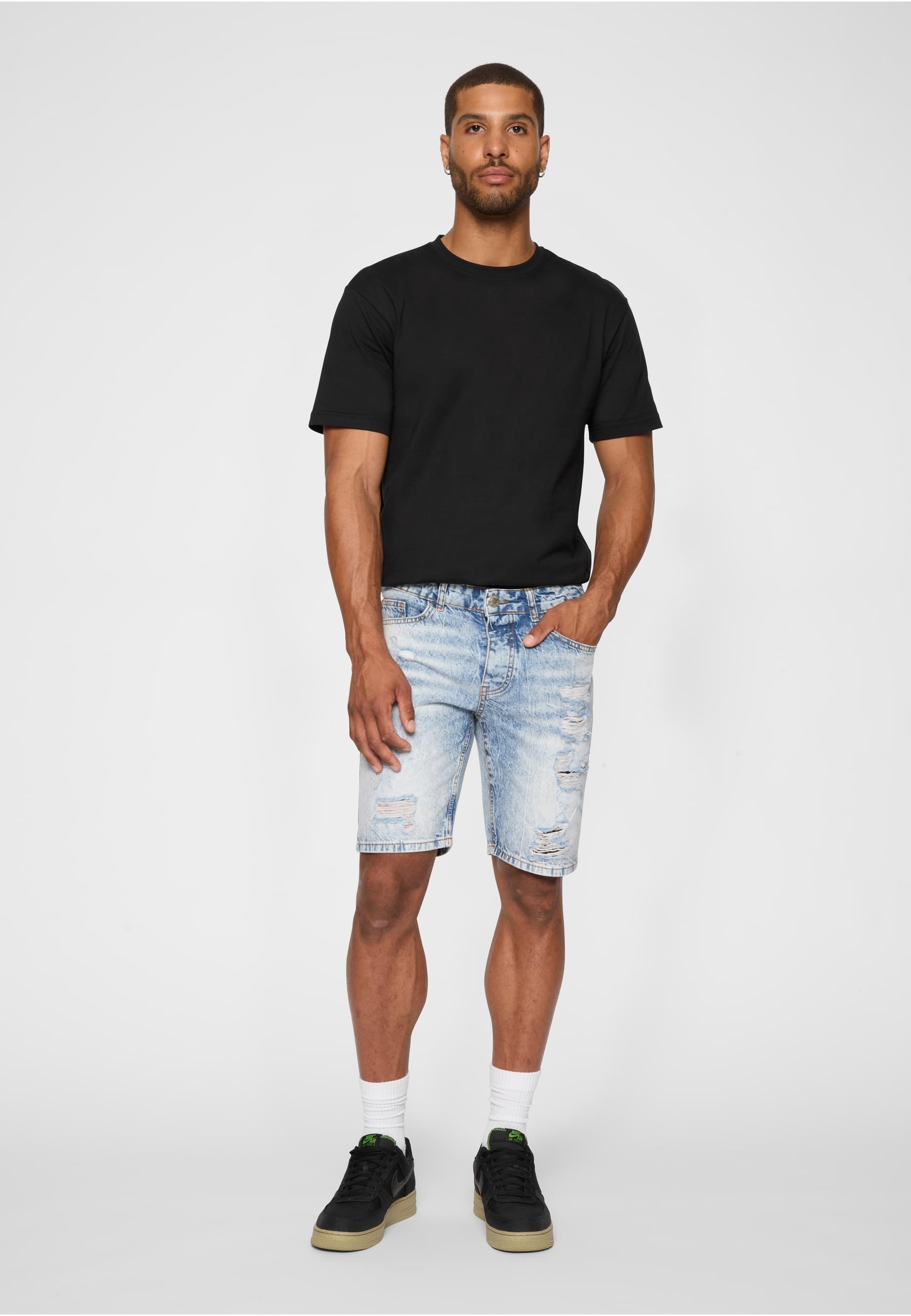 2Y Premium Shorts »2Y Premium Herren 2Y Destroyed Denim Shorts«