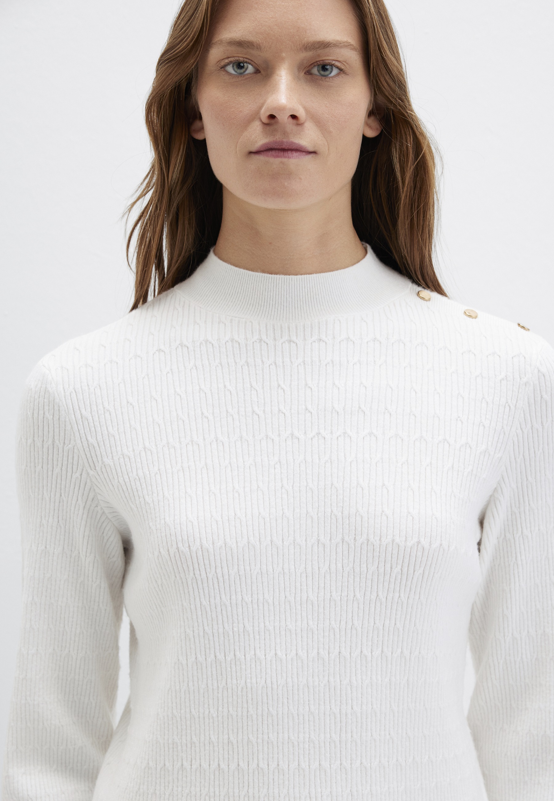 Mavi Strickpullover »HIGH COLLAR SWEATER«