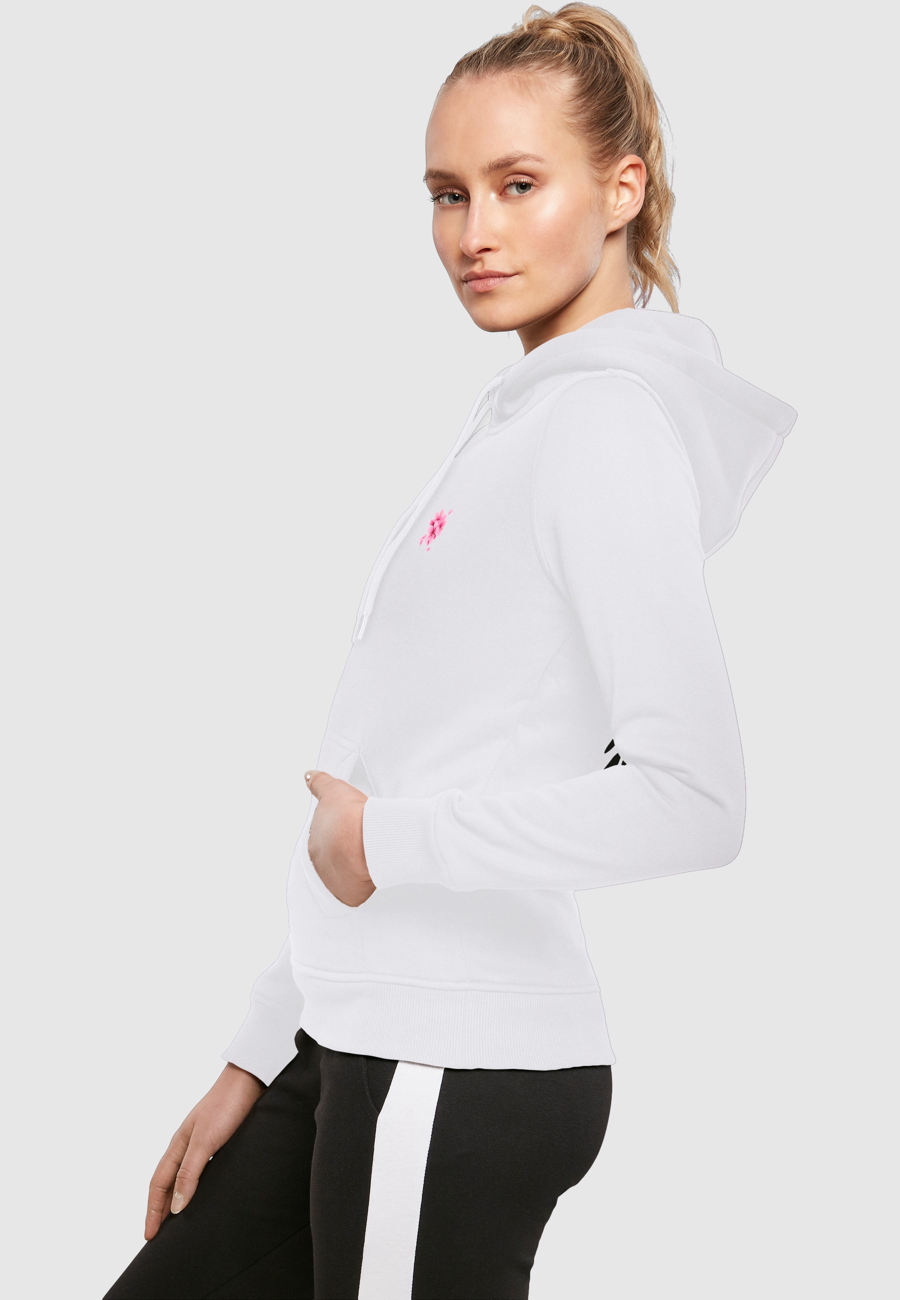 Miss Tee Self Love Club Hoodie White M 3