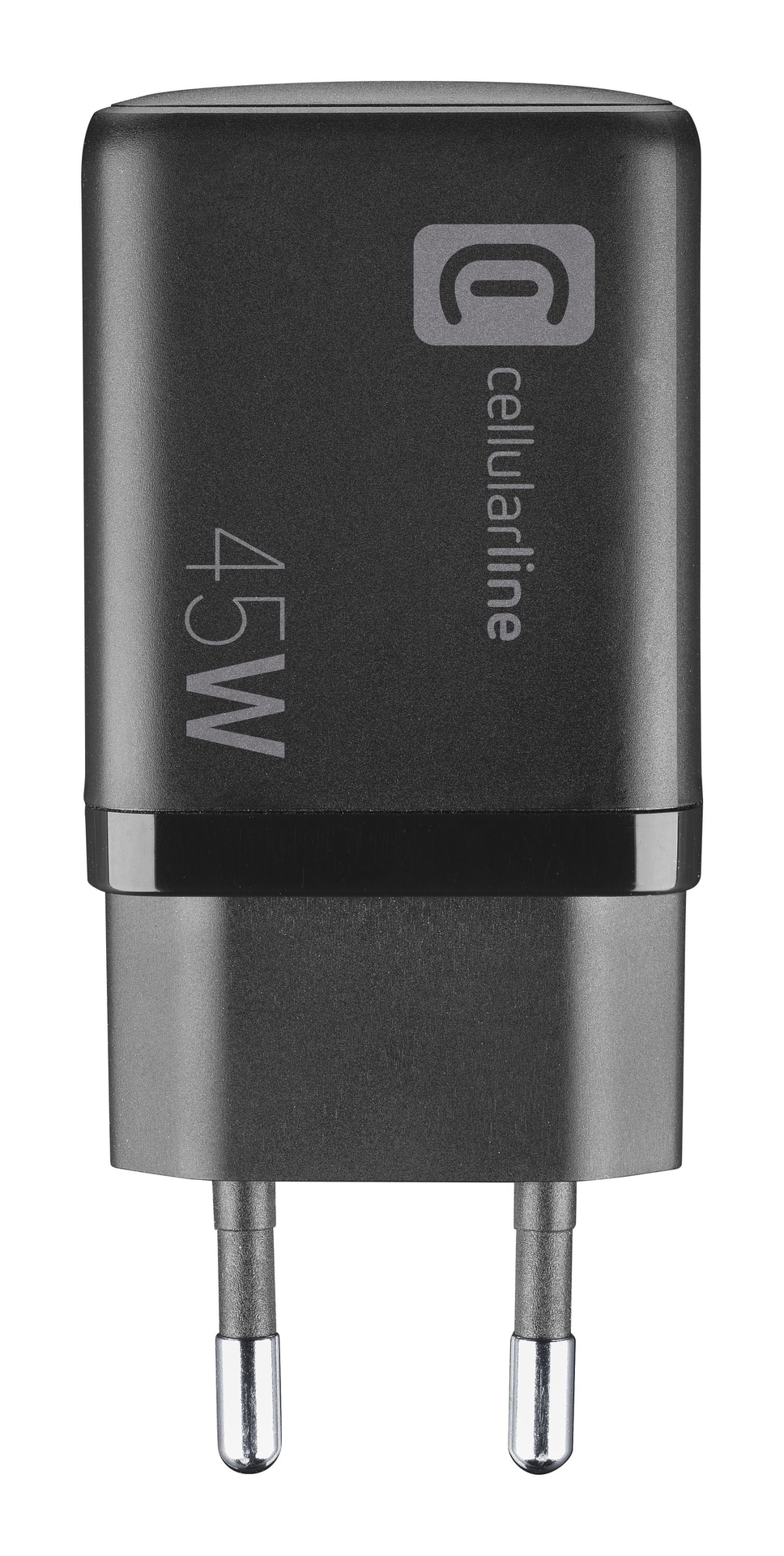 Cellularline USB-Ladegerät »Charger Multipower Micro 45W GaN 2 Ports«, Ladegerät Lader für Samsung Galaxy, Apple iPhone, Google Pixel