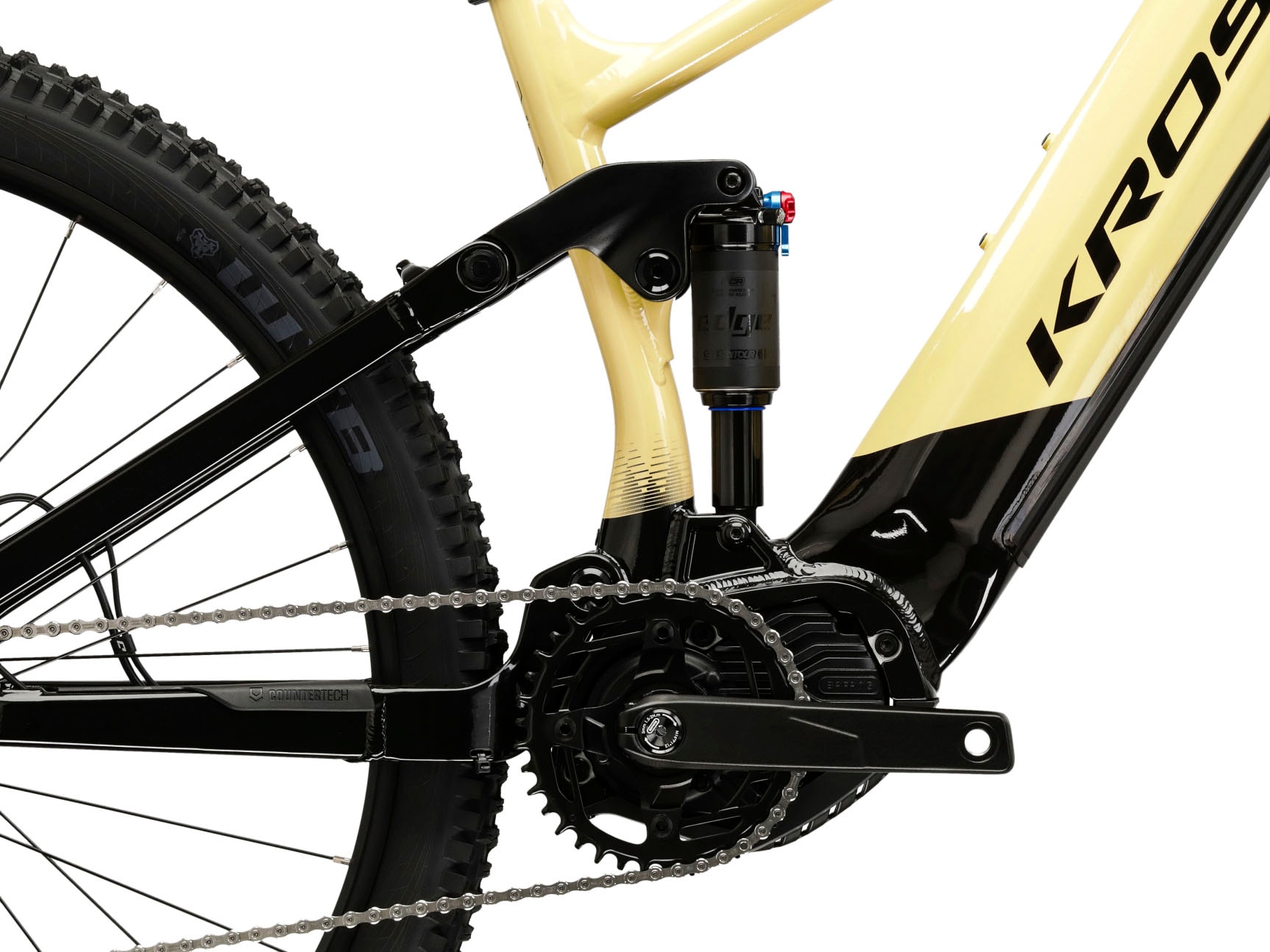 Kross E-Bike »KROSS E-MTB Grist Boost 1.0 29" beige«, 10 Gang, Shimano, CUES U6000, Mittelmotor 250 W