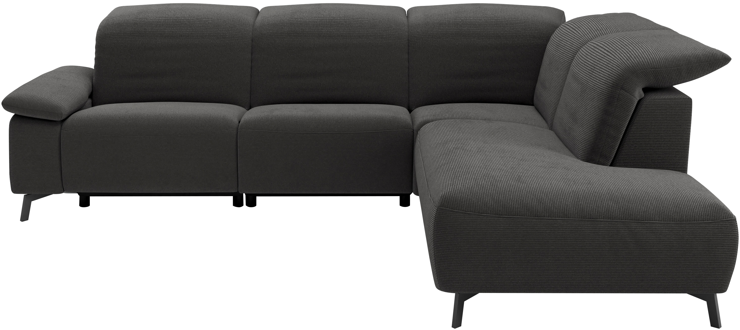 Musterring Ecksofa "MR 370, intelligenter Komfort im modernen Design" Optionale Relaxfunktion, flexible Kopfteile & klappbare Armlehnen