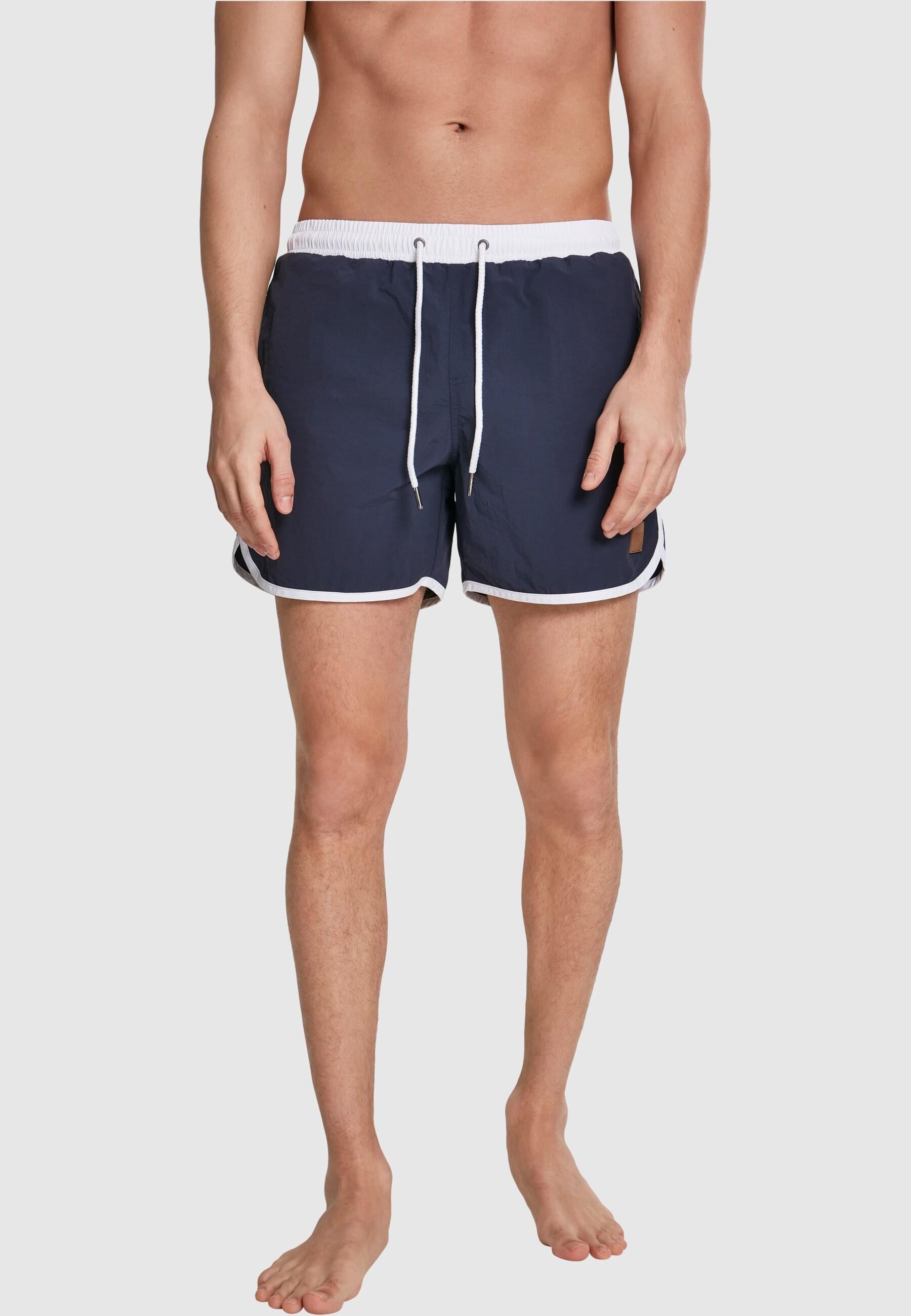 URBAN CLASSICS Badeshorts »Urban Classics Herren Retro Swimshorts«