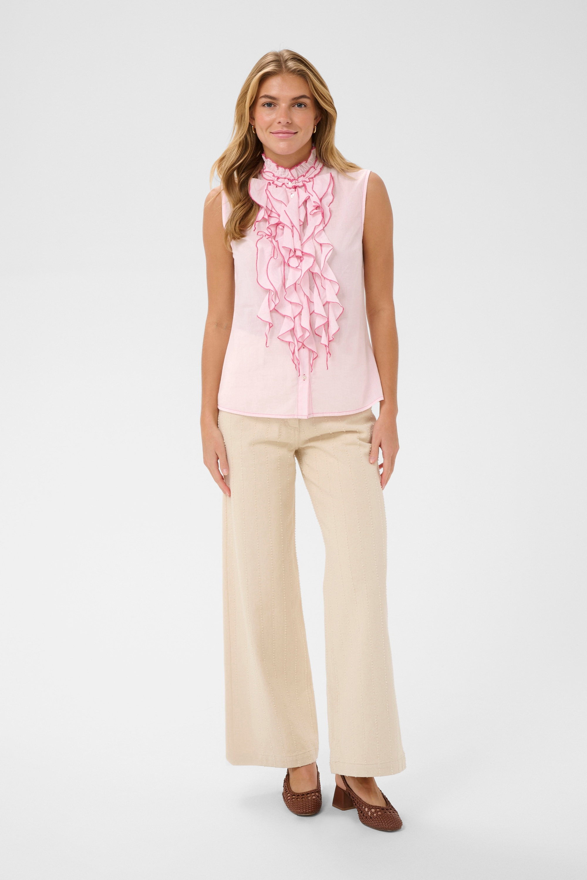 Saint Tropez Blusentop »Damen Ärmellose Bluse TilliSZ«