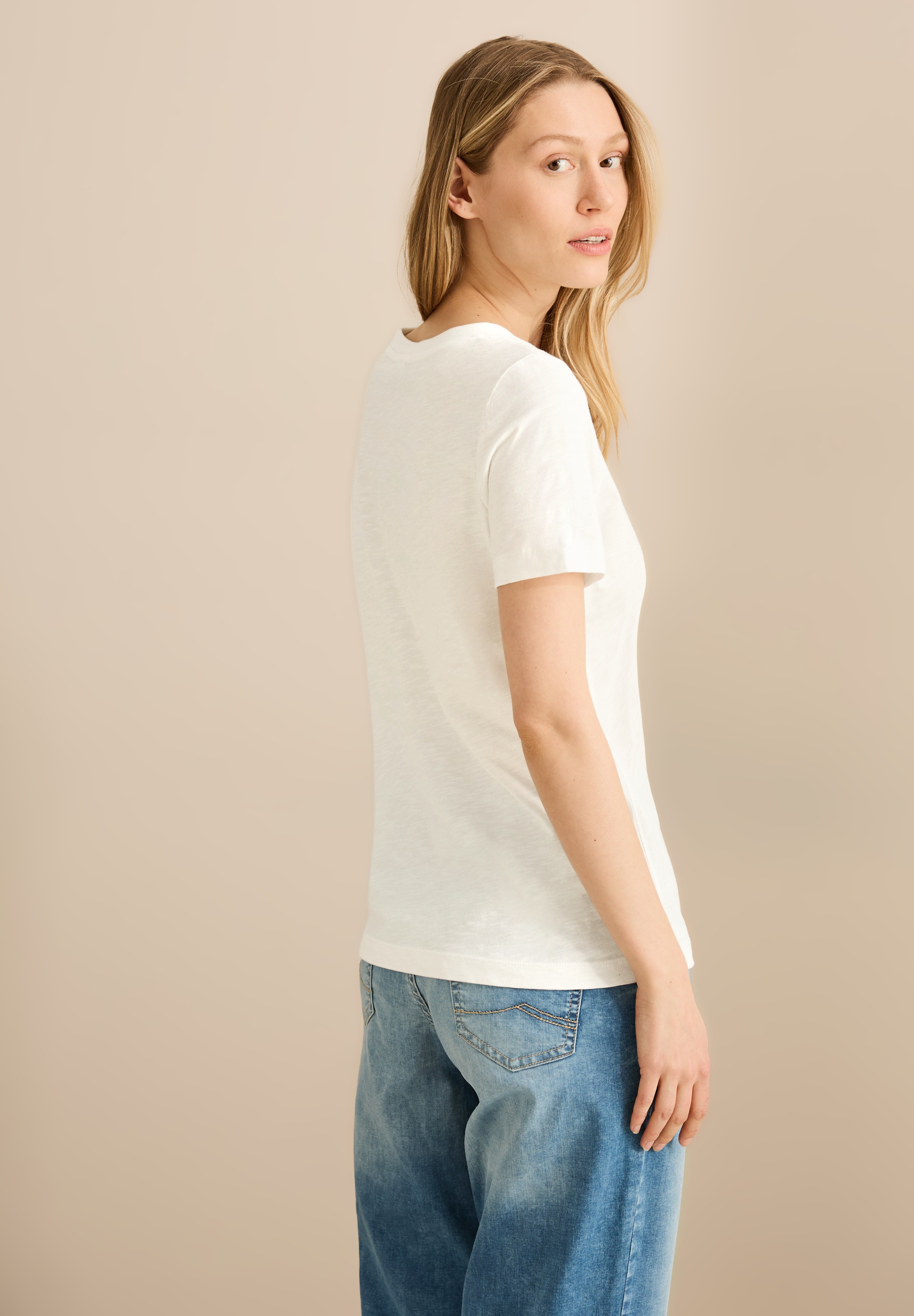 Cecil Print-Shirt, aus reiner Baumwolle