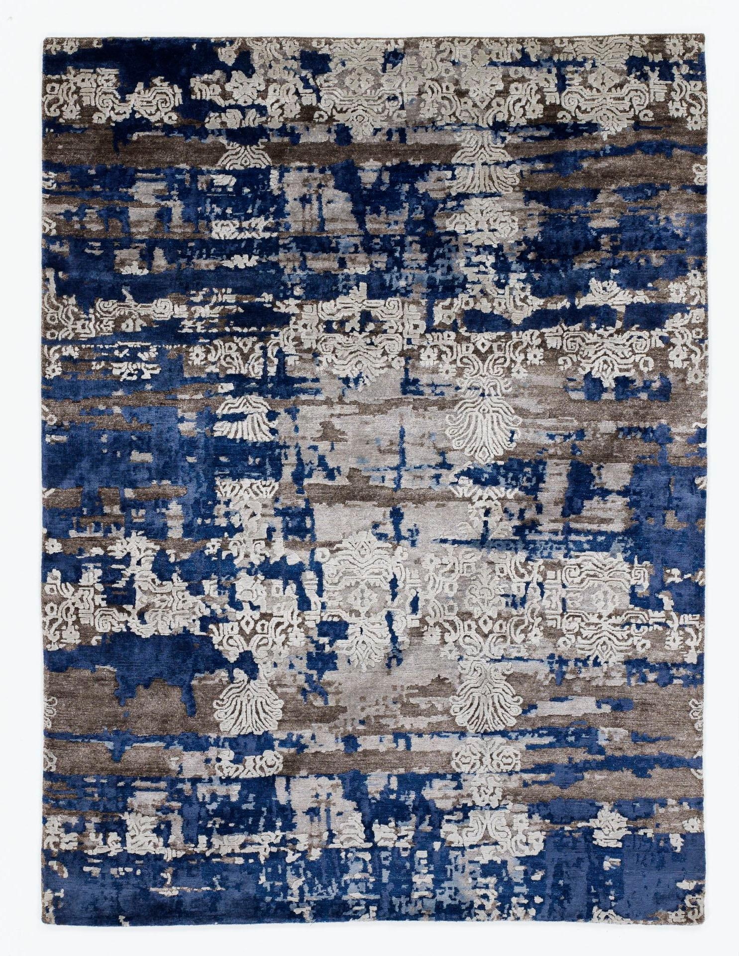 OCI DIE TEPPICHMARKE Teppich "Signature Fusion" rechteckig 4 mm Höhe handgeknüpft, dezenter Glanz, Wohnzimmer