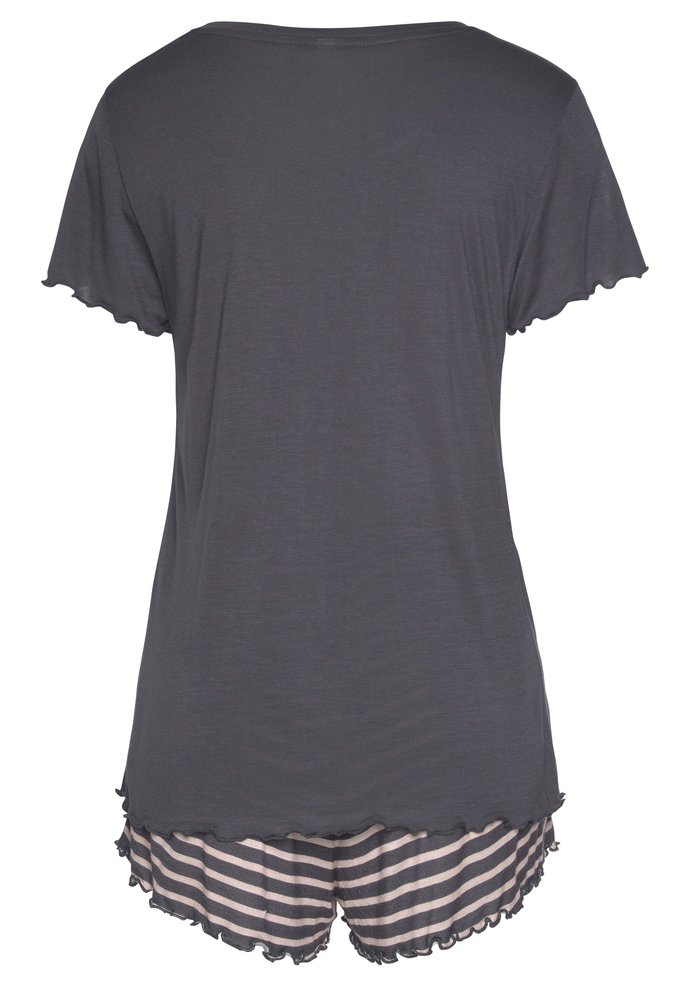 Vivance Dreams Shorty, (2 tlg.), mit Statement-Druck