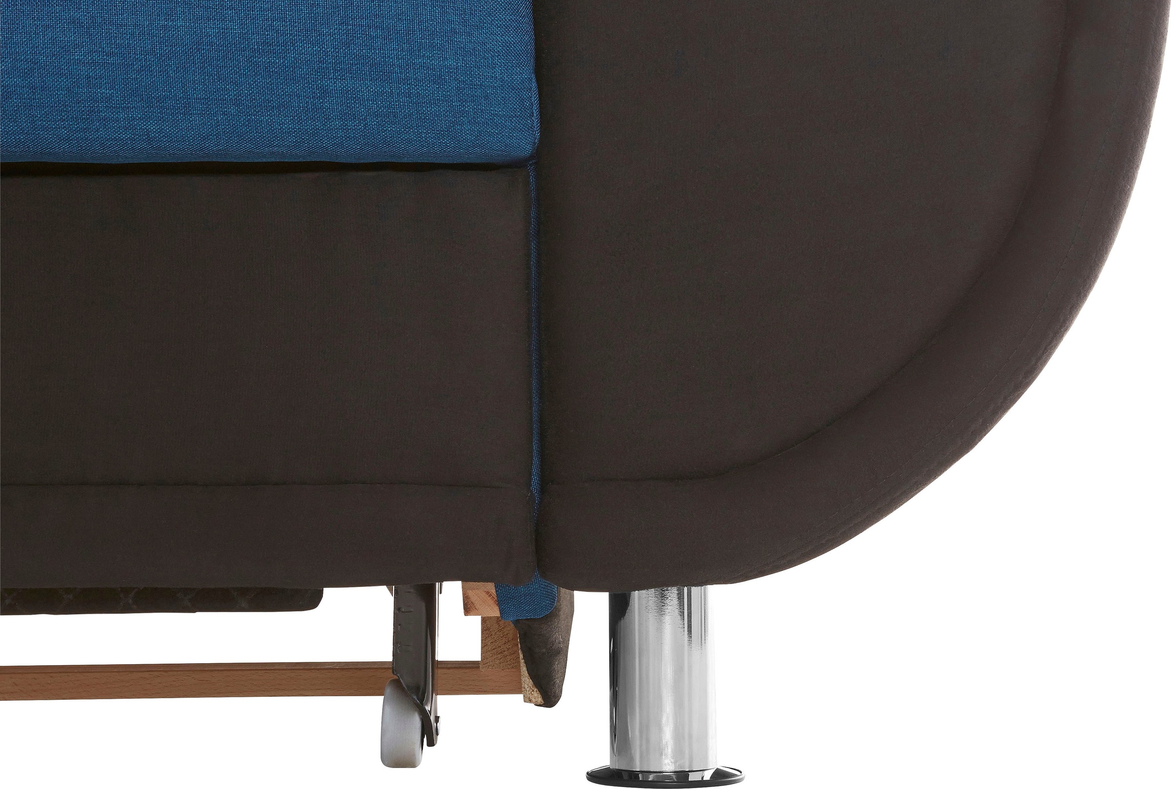 TRENDMANUFAKTUR Ecksofa »Rondo 3, zeitlos und modern, im Materialmix, L-Form«, wahlweise Federkern für hohen Sitzkomfort, wahlweise Bettfunktion