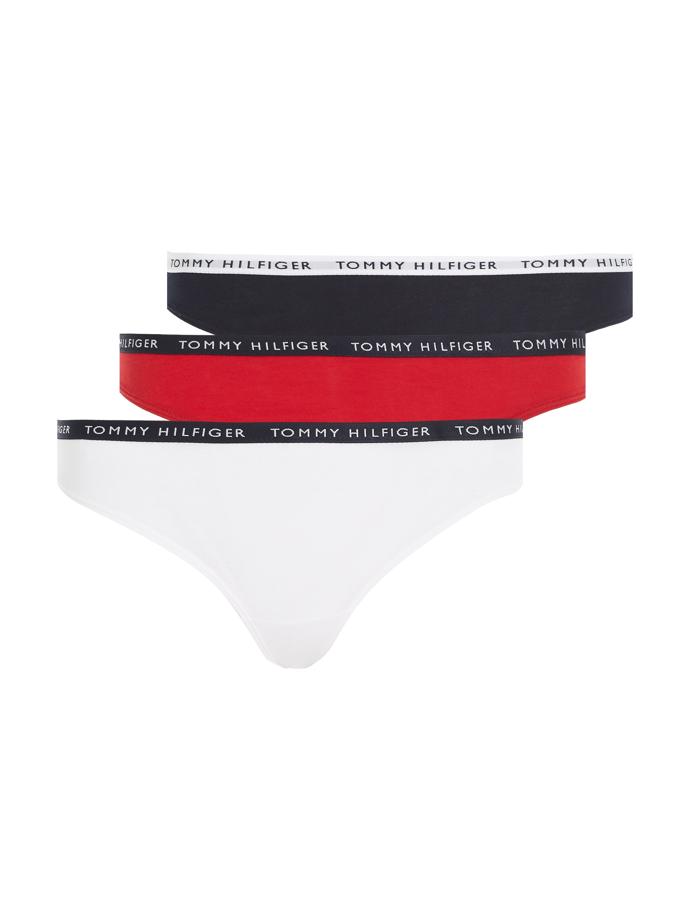 Tommy Hilfiger Underwear Slip, (3 St.), mit schmalem Logobündchen