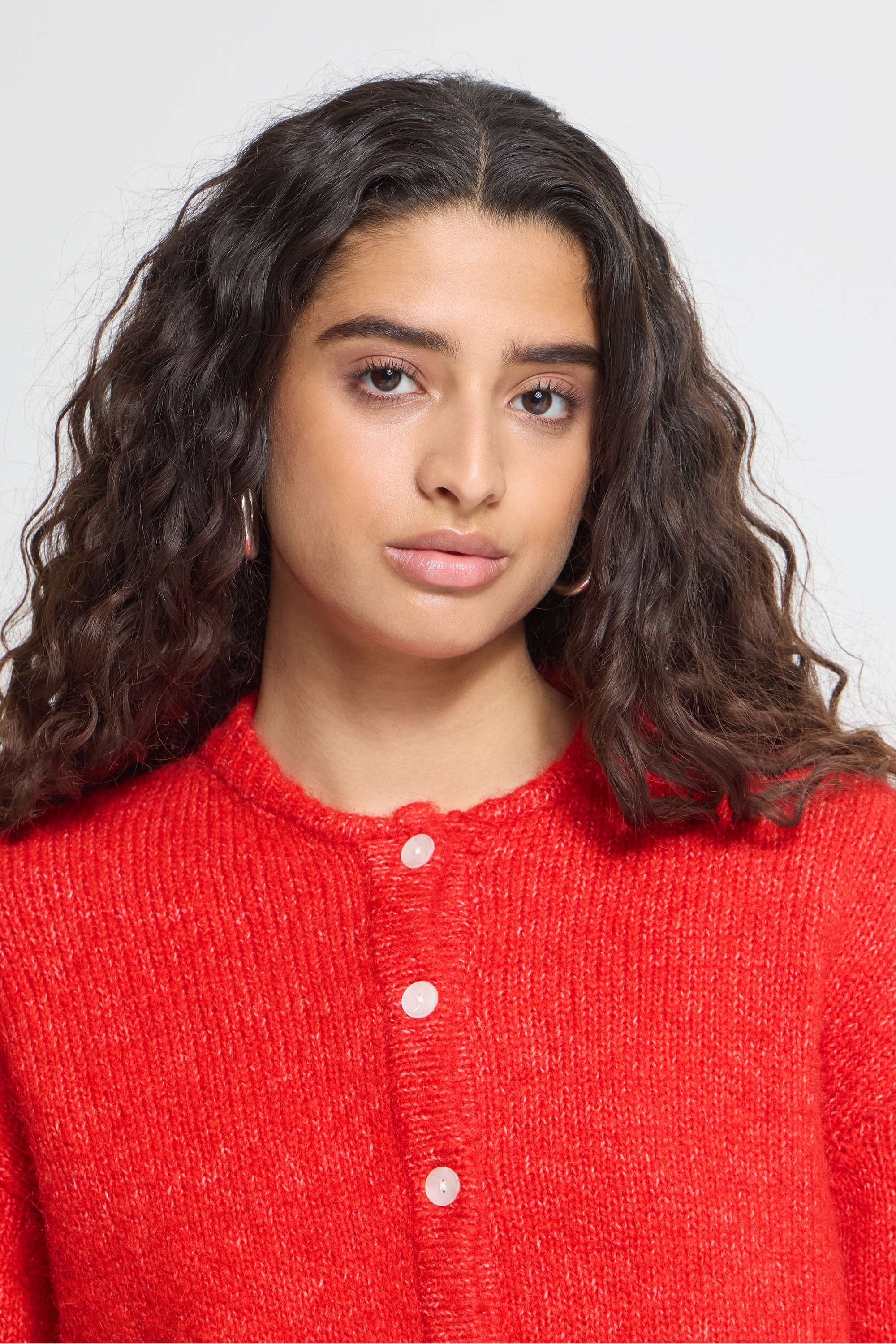 Ichi Strickjacke »Damen Langarm IHBELABLUE«