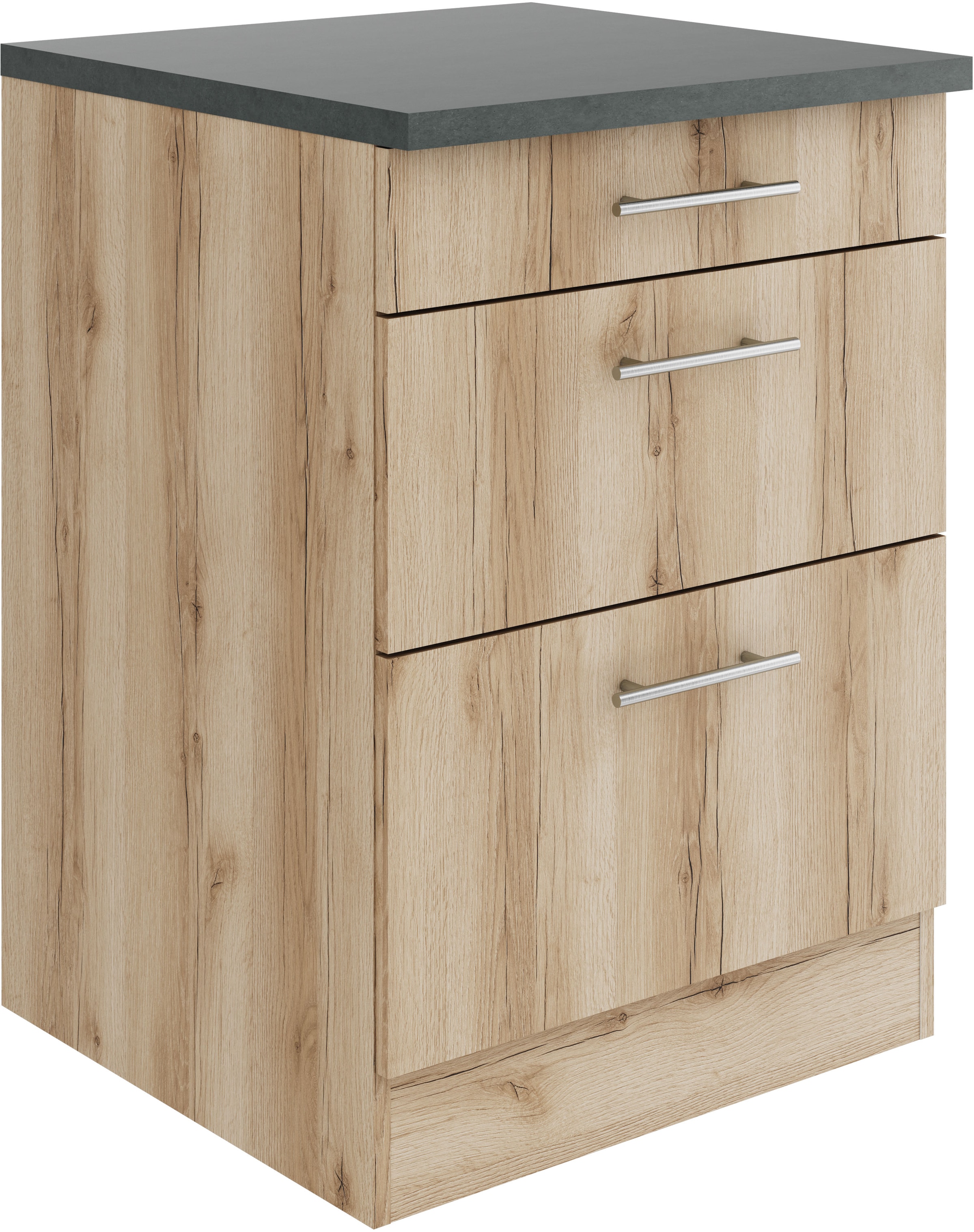 OPTIFIT Unterschrank »Bella« Breite 60 cm, 2 Auszüge, 1 Schubkasten