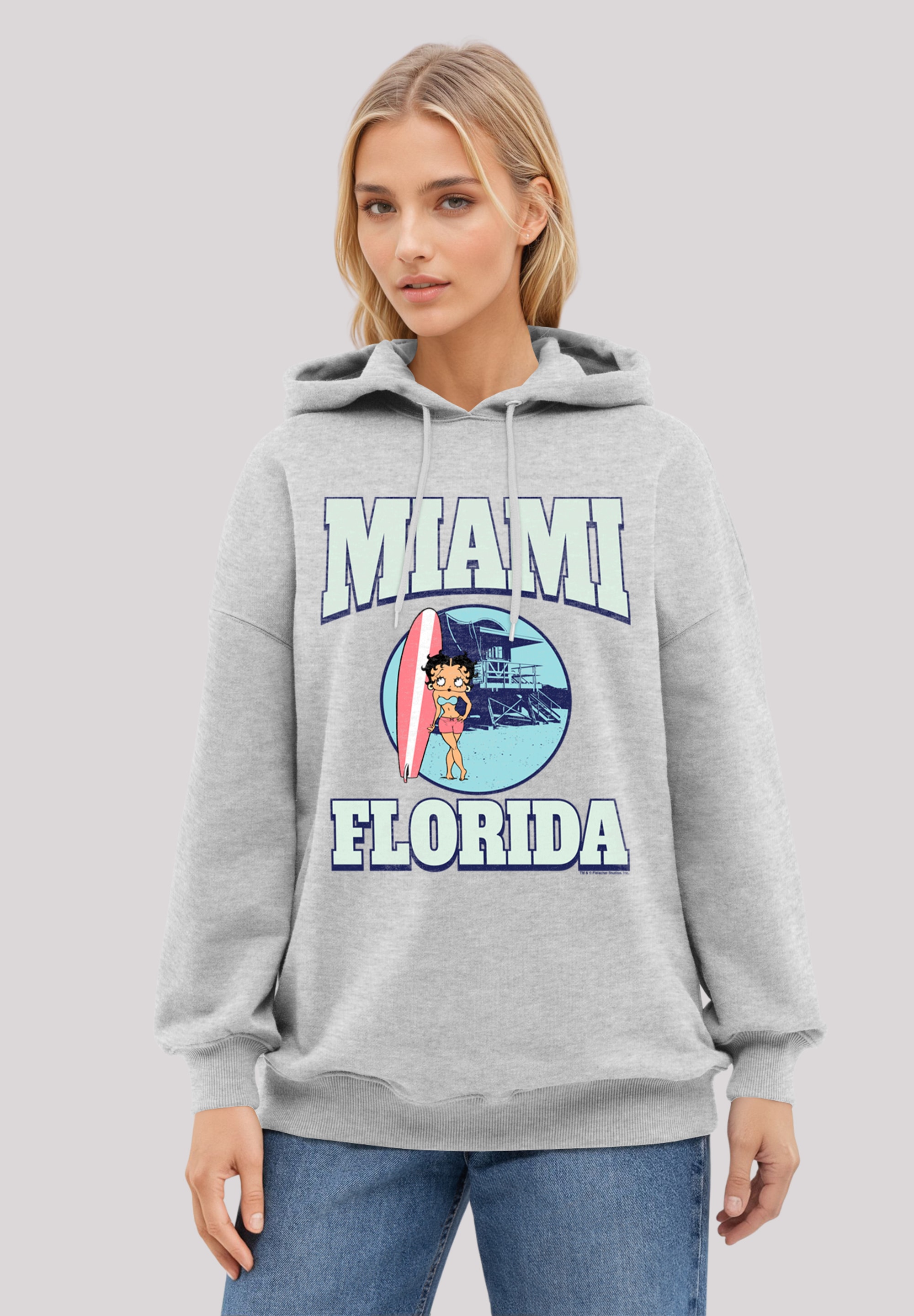 F4NT4STIC Kapuzenpullover "Betty Boop Miami Florida Surf Scene", Premium Qu günstig online kaufen