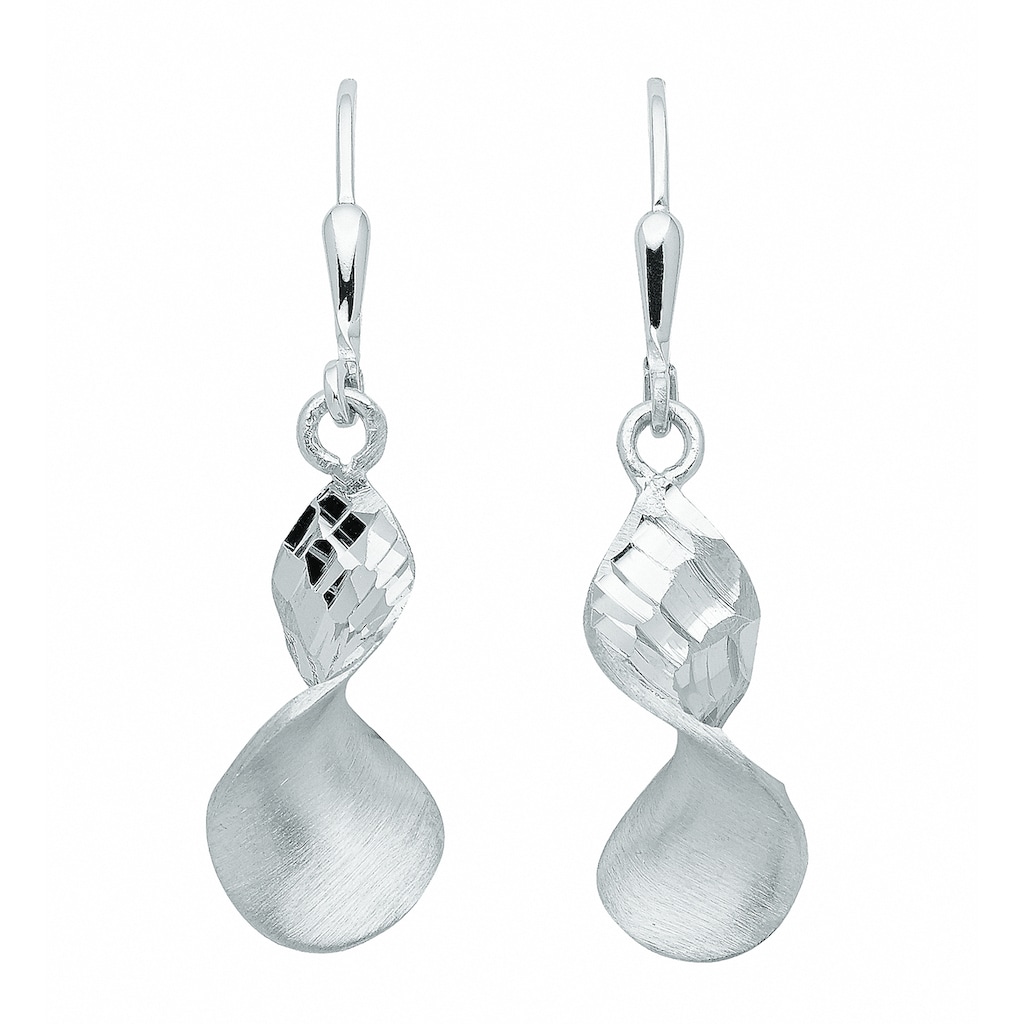 Adelia´s Paar Ohrhänger »Damen Silberschmuck 1 Paar 925 Silber Ohrringe / Ohrhänger«, 925 Sterling Silber Silberschmuck für Damen