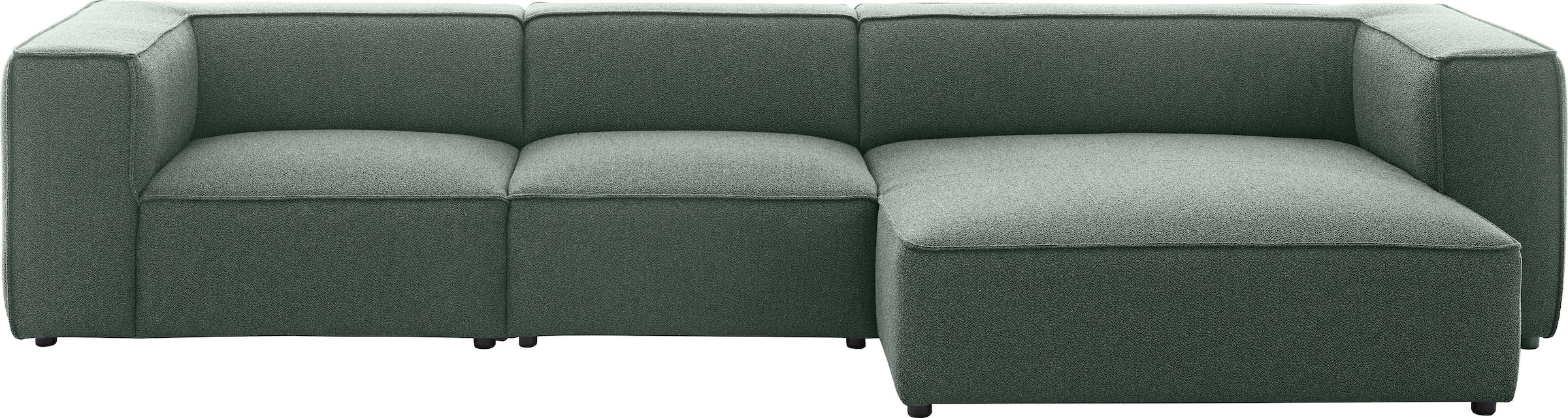 W.SCHILLIG Ecksofa "around-the-block", mit eleganter Biese, mit Federkern, günstig online kaufen