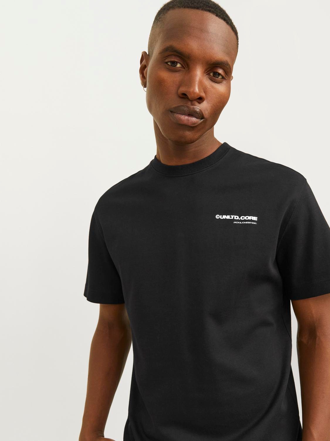 Jack & Jones Herren Rundhals T-Shirt JCOAERO PRINT - Relaxed Fit günstig online kaufen