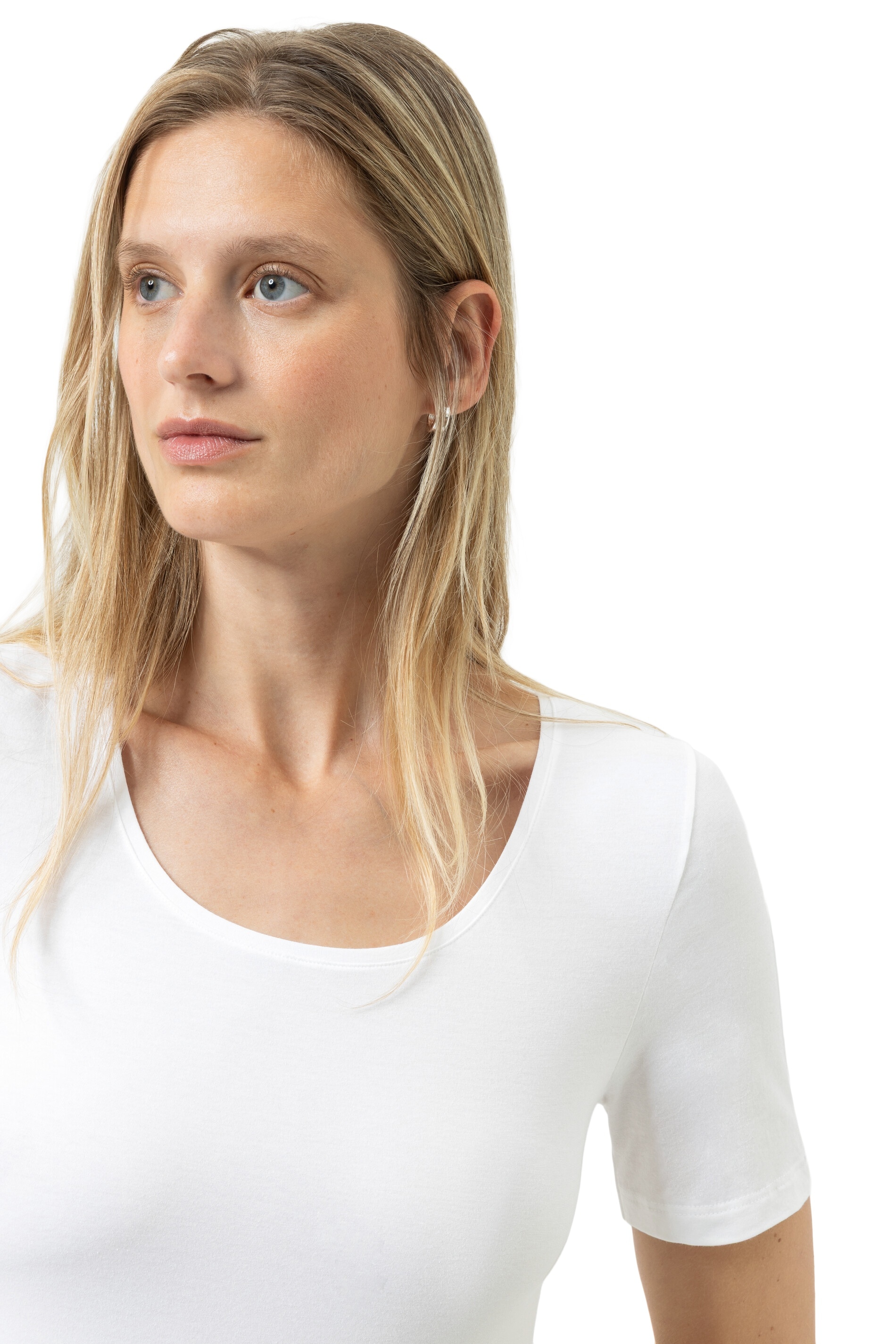 Mey Kurzarmshirt »SUPERFINE ORGANIC« Rundhals, schmale Passform, Halbarm