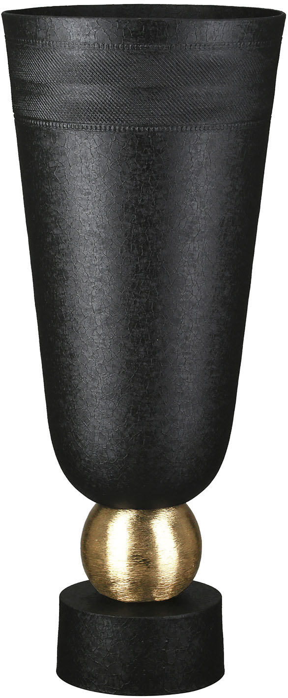 Casablanca by Gilde Tischvase "Vase konisch Nama schwarz"